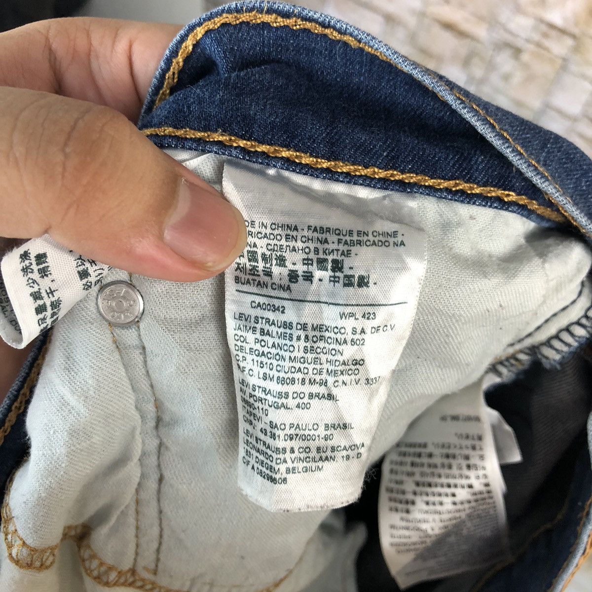 512 Levis Blue denim Jeans #7566