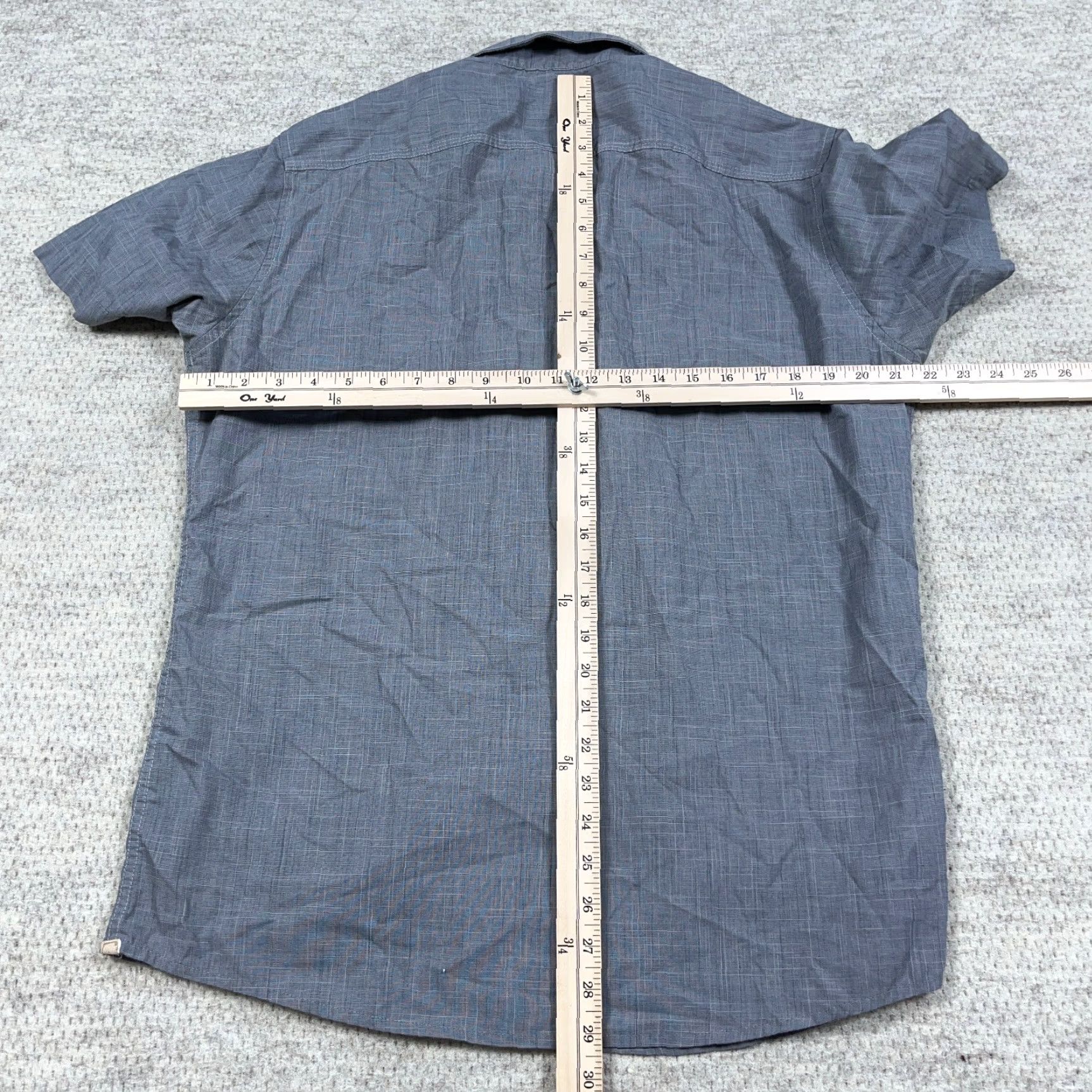 Vintage Kuhl Shirt Men Large Gray Button Up Camp Hiking Pockets Outdoor Adult Cotton Size US L / EU 52-54 / 3 - 6 Thumbnail