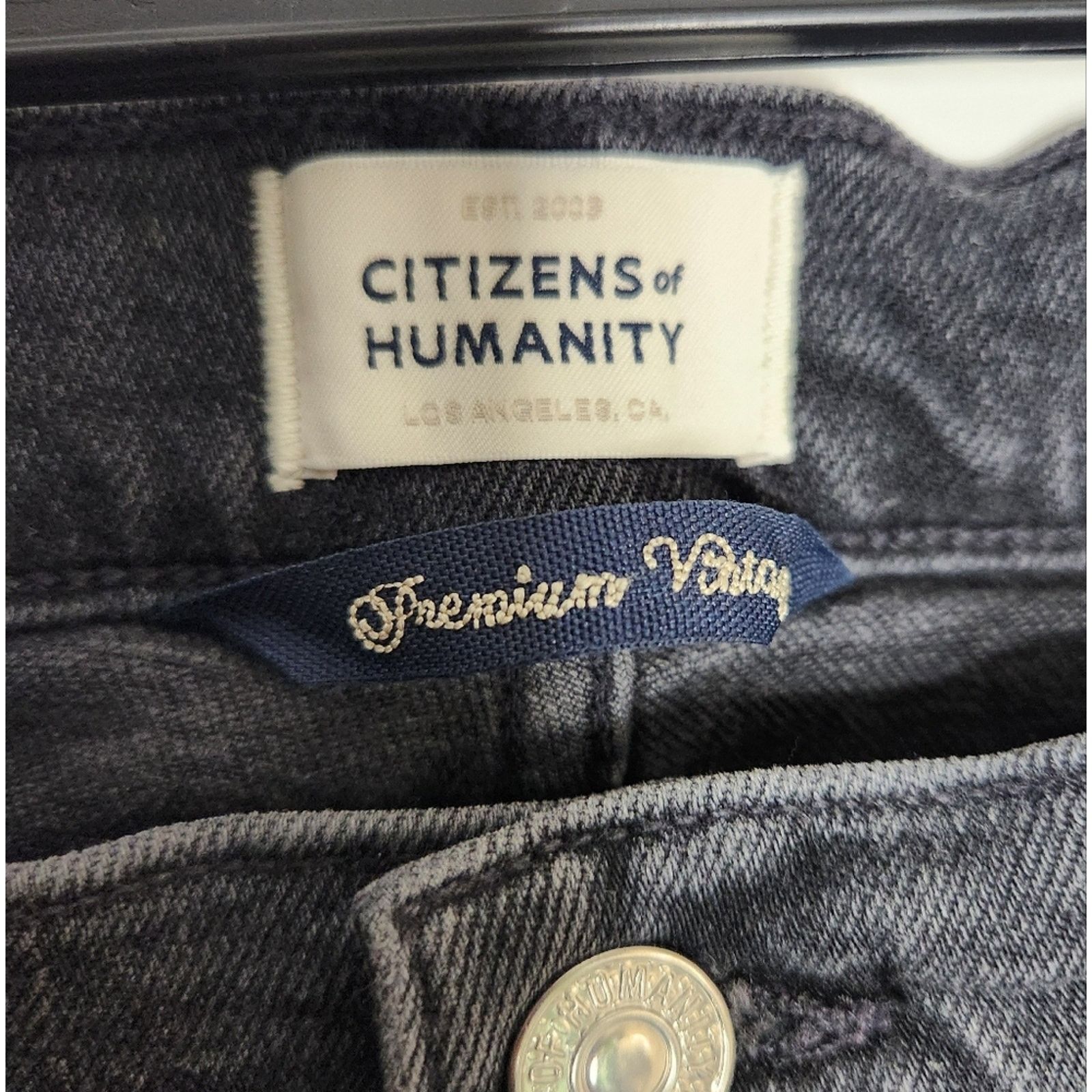 Citizens Of Humanity Citizens Of Humanity Ella Black Slim Crop Jeans Size 29 Size 29" - 5 Thumbnail