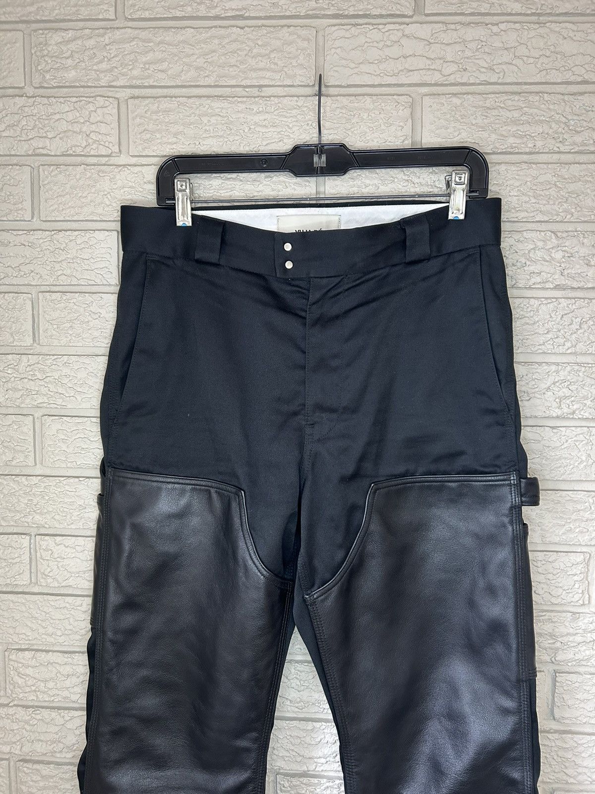 Vuja De Vuja De Adagio Leather Double Knee Trousers Size US 30 / EU 46 - 2 Thumbnail