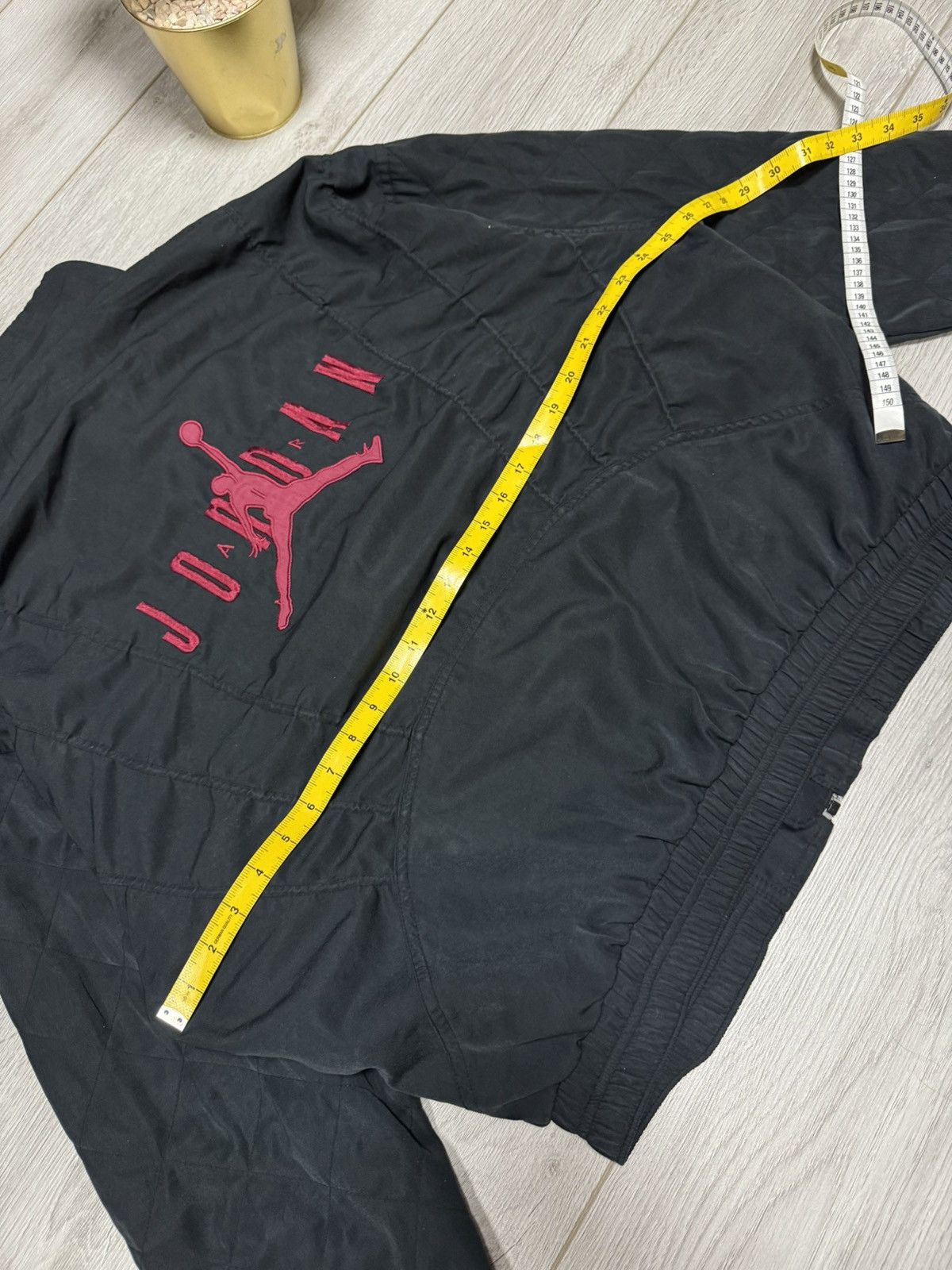 Jordan Brand Nike Jordan vintage 90s big logo jacket zip 1990 Size US XL / EU 56 / 4 - 6 Thumbnail