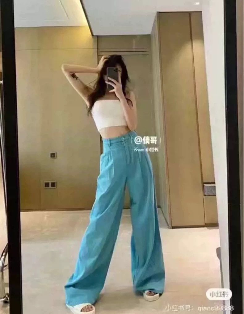 Chanel Chanel 21 Spring and Summer Jeans Wide Legs 2503-Nextarrow Size 24" / US 00 / IT 34 - 9 Thumbnail