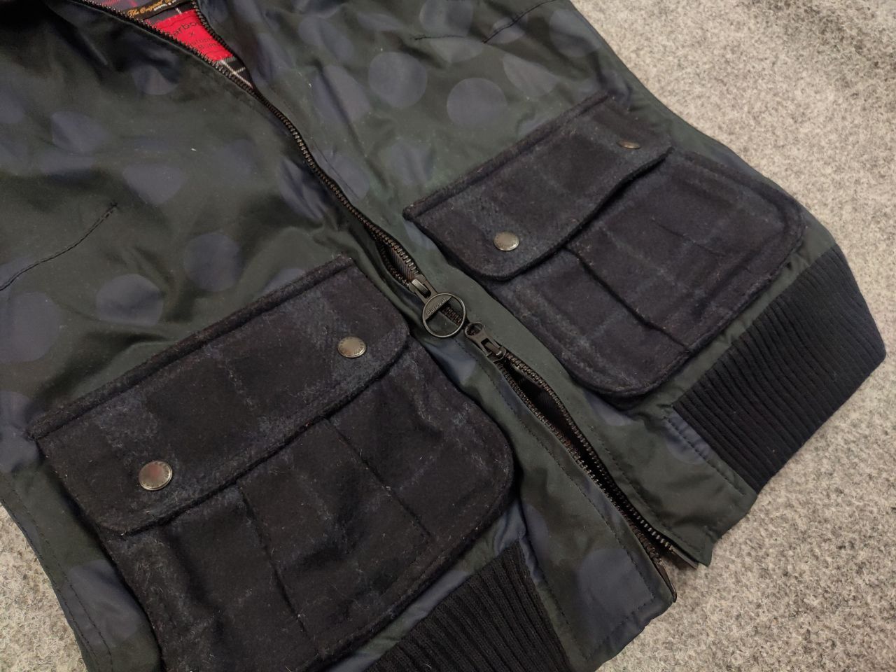 Barbour Barbour x Christopher Raeburn Women's Wax Navy Vest Jacket Size M / US 6-8 / IT 42-44 - 7 Thumbnail