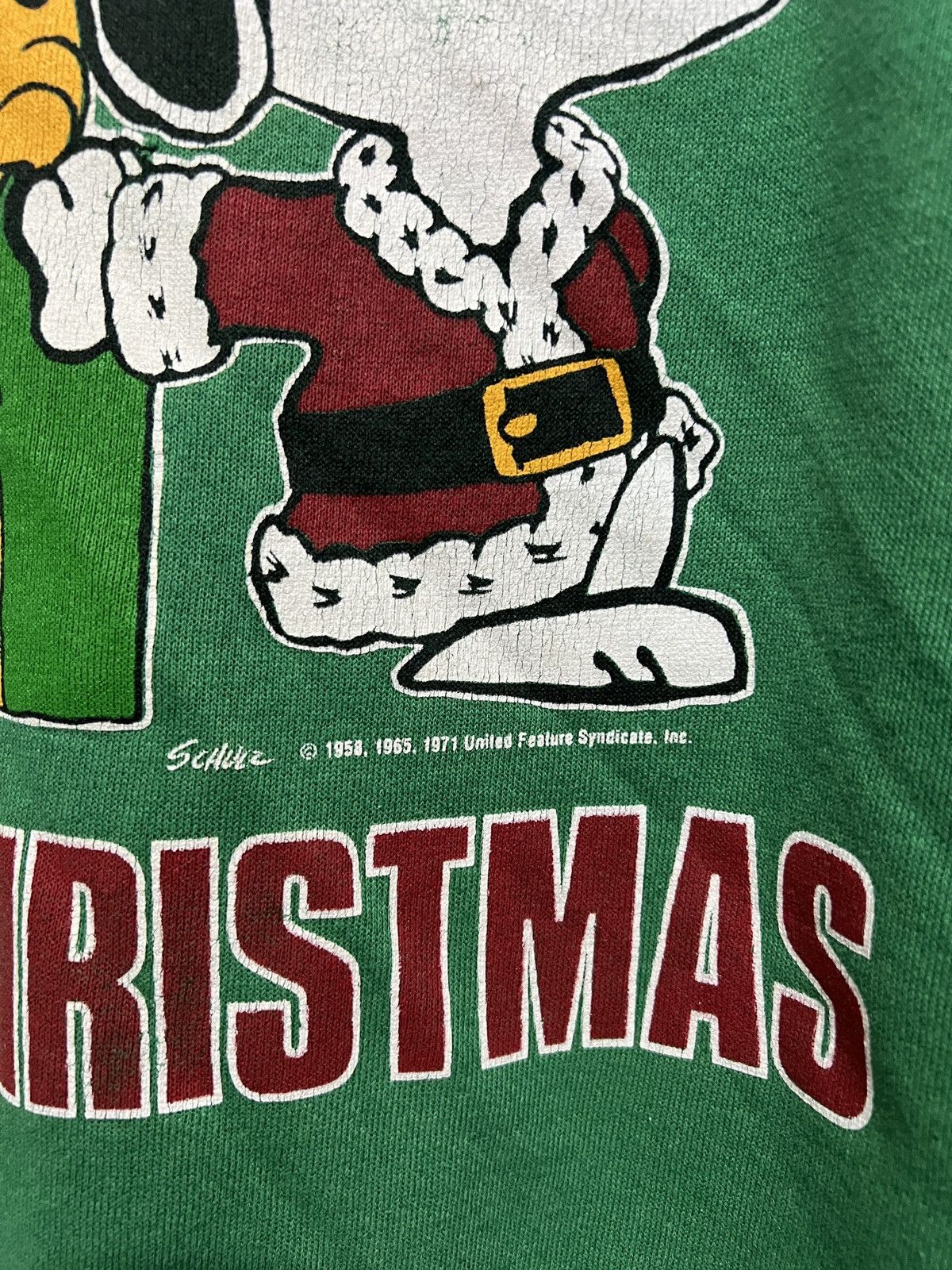 Vintage Vintage 70s Snoopy Joe Christmas Crewneck Size US M / EU 48-50 / 2 - 5 Thumbnail