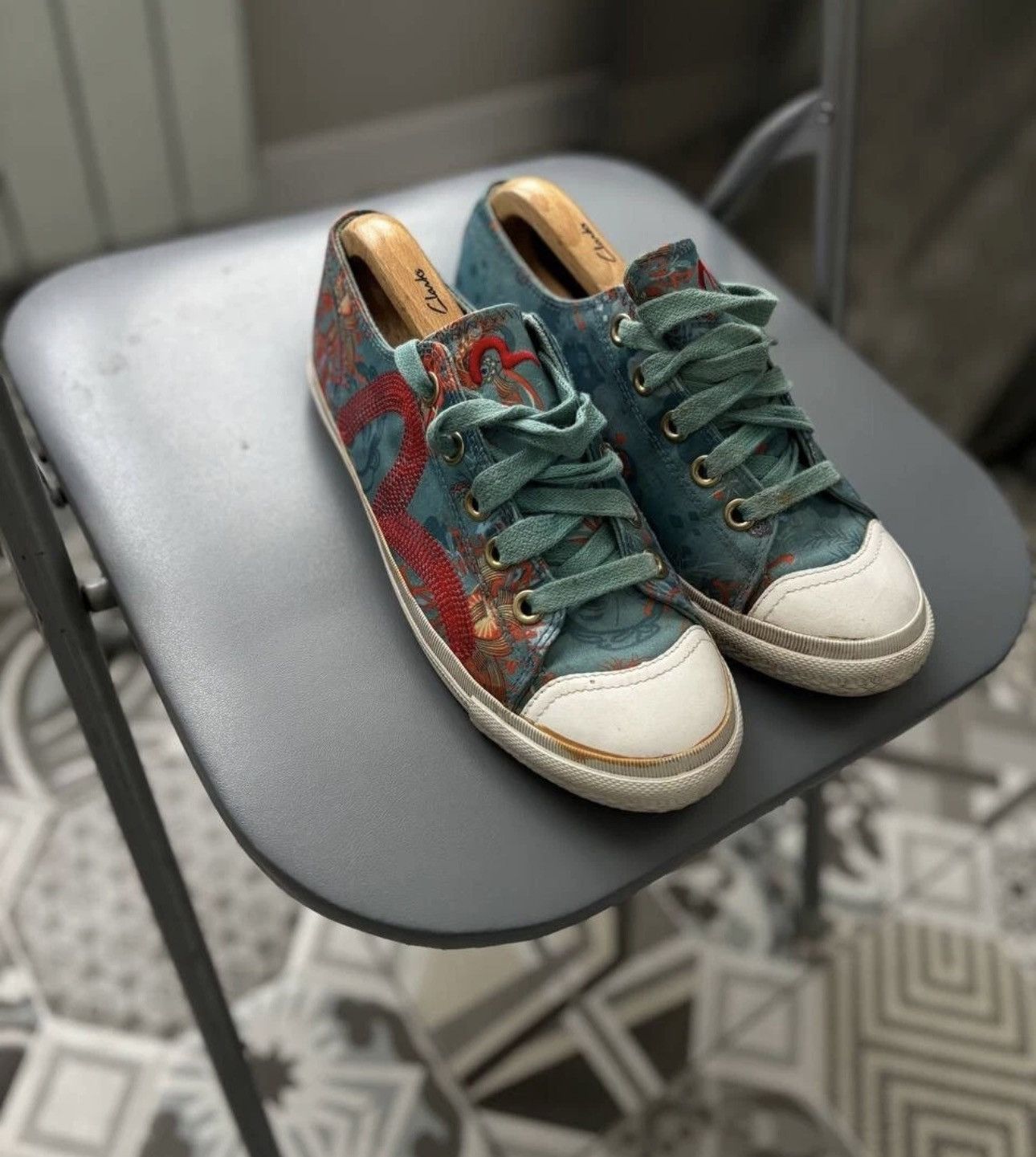 Evisu Evisu Sneakers shoes japanese brand vintage women Size US 10.5 / IT 40.5 - 9 Thumbnail
