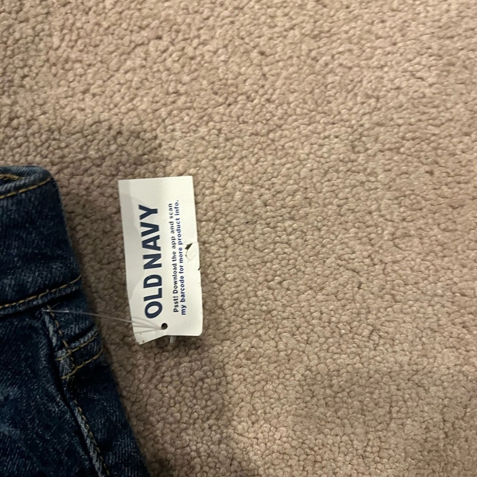 Old Navy Old Navy High-Rise Distressed Slouchy Straight Jeans NWT Size 32" / US 10 / IT 46 - 4 Thumbnail