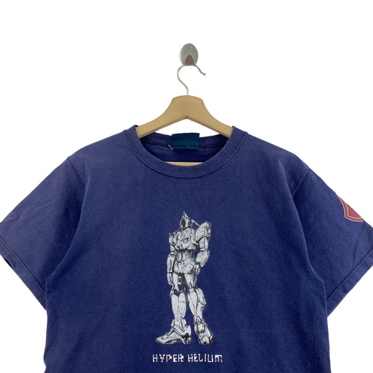 Vintage Vintage 90s HYPER HELIUM GUNDAM Anime Print Blue Short Size US S / EU 44-46 / 1 - 2 Thumbnail