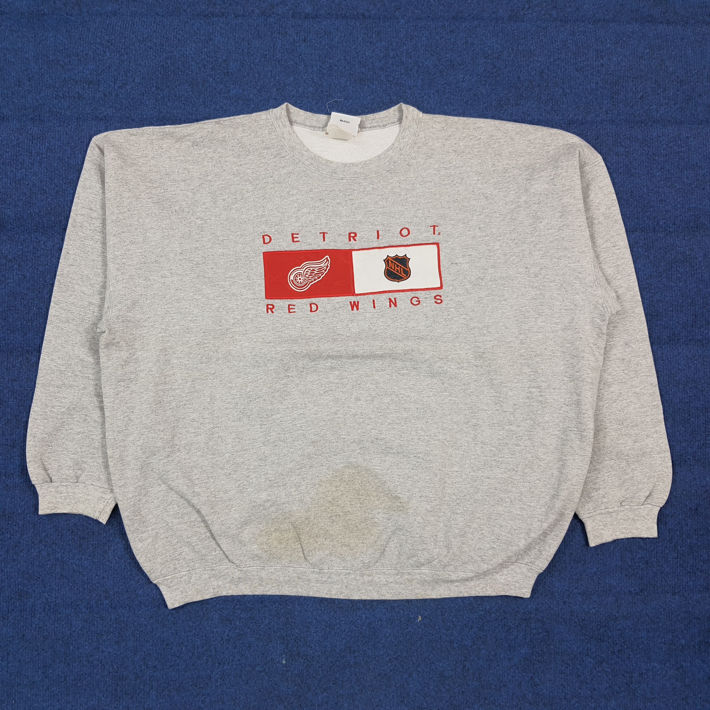 NHL Vintage Detroit Red Wings Hockey League Sweatshirt C291N1 Size US XL / EU 56 / 4 - 1 Thumbnail