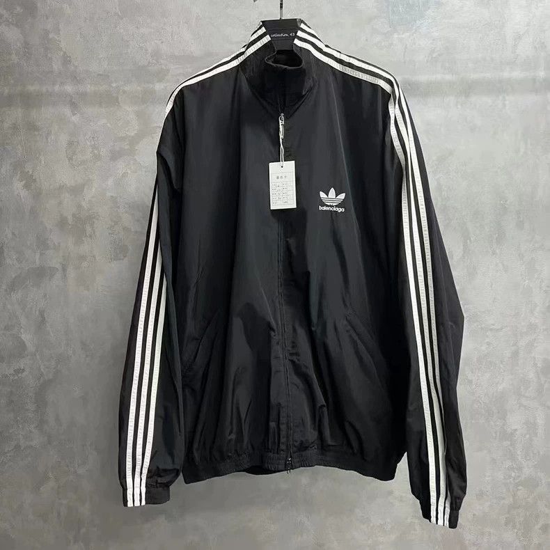 Balenciaga Balenciaga Adidas Black Logo Jacket-2506