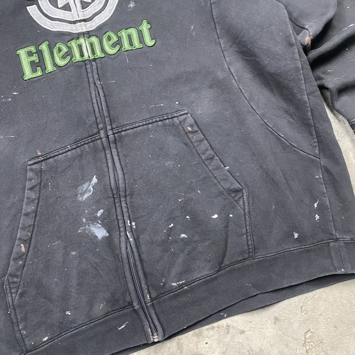Element y2k Element Skateboard Distressed Painted Zipped Up Size US L / EU 52-54 / 3 - 5 Thumbnail
