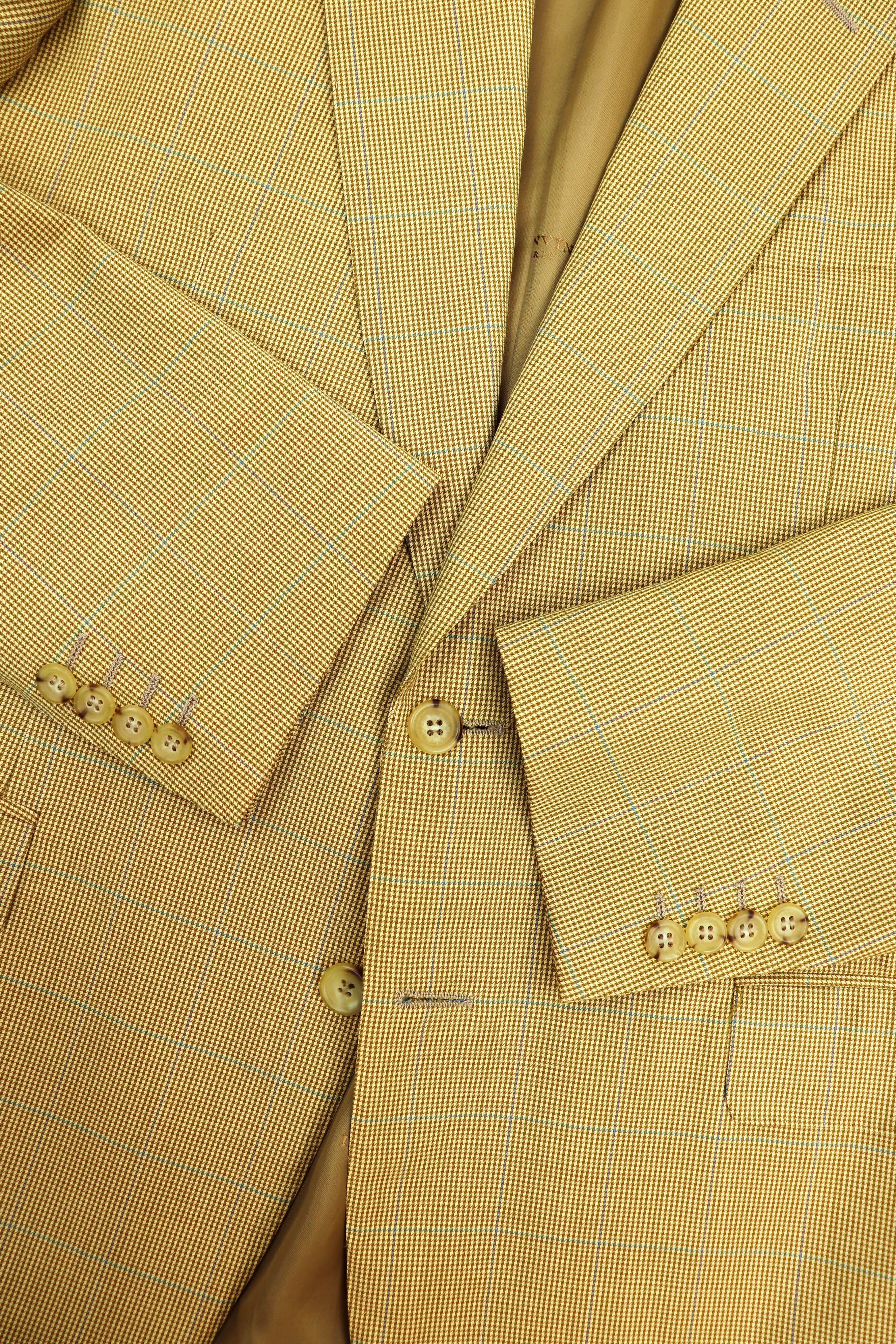 Lanvin Lanvin Paris Vintage Houndstooth Sport Coat Blazer Jacket Size 50R - 7 Thumbnail