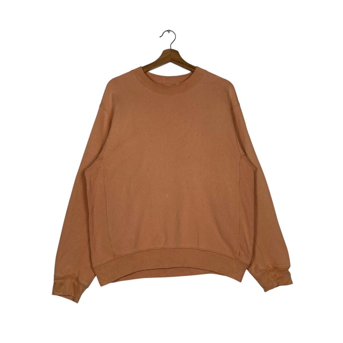 Uniqlo UNIQLO U Lemaire Peach Plain Sweatshirt #1500-C67 Size US L / EU 52-54 / 3 - 1 Thumbnail