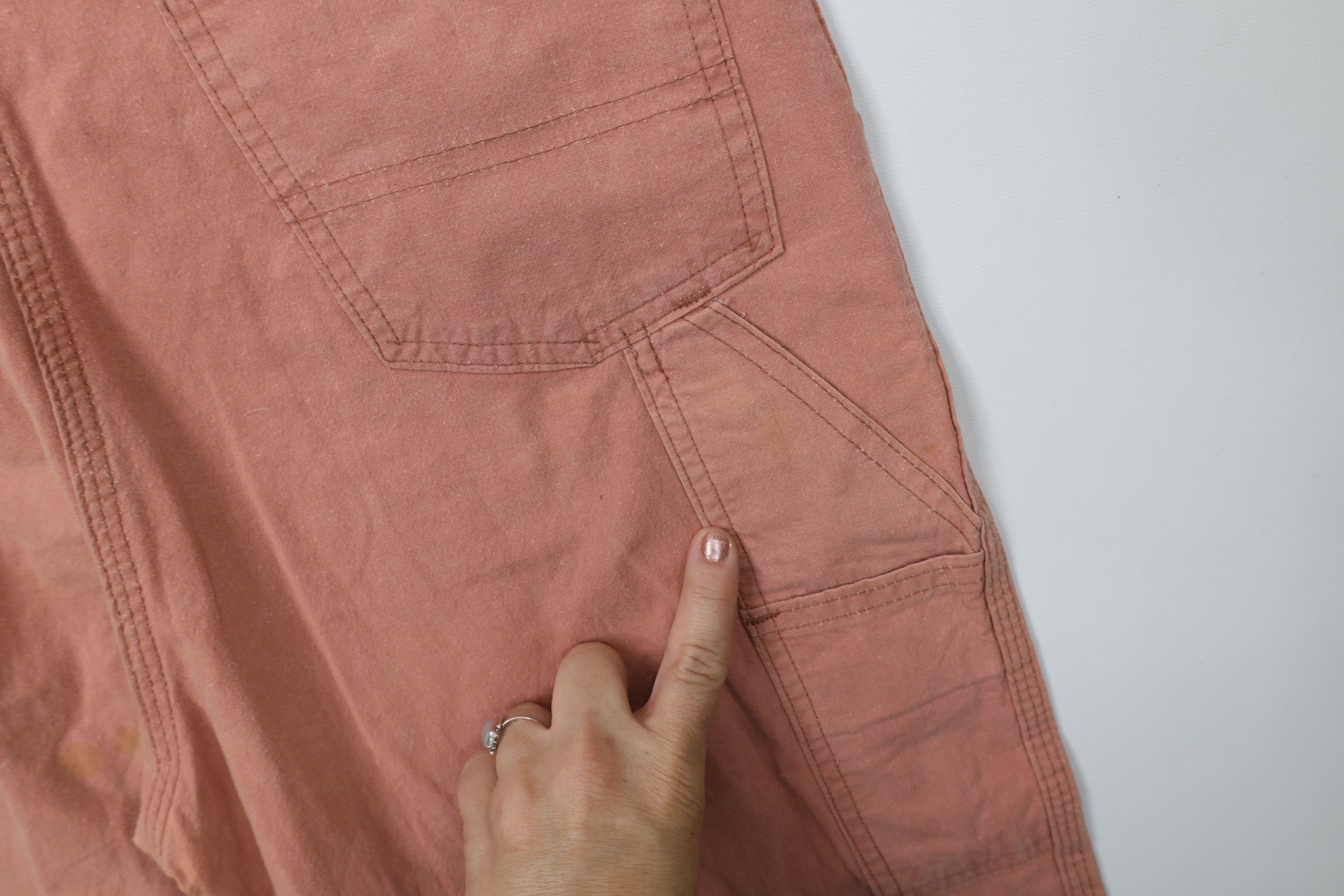 Vintage Vintage 60s 70s Streetwear Dungaree Work Pants Pink USA Size US 32 / EU 48 - 13 Thumbnail