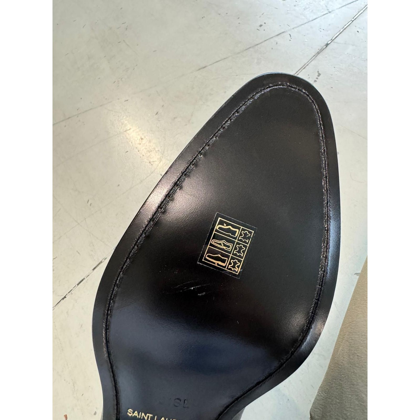 Saint Laurent Paris o1alsimx924 41440 Type C Leather Boots in Black Size US 9 / EU 42 - 8 Thumbnail