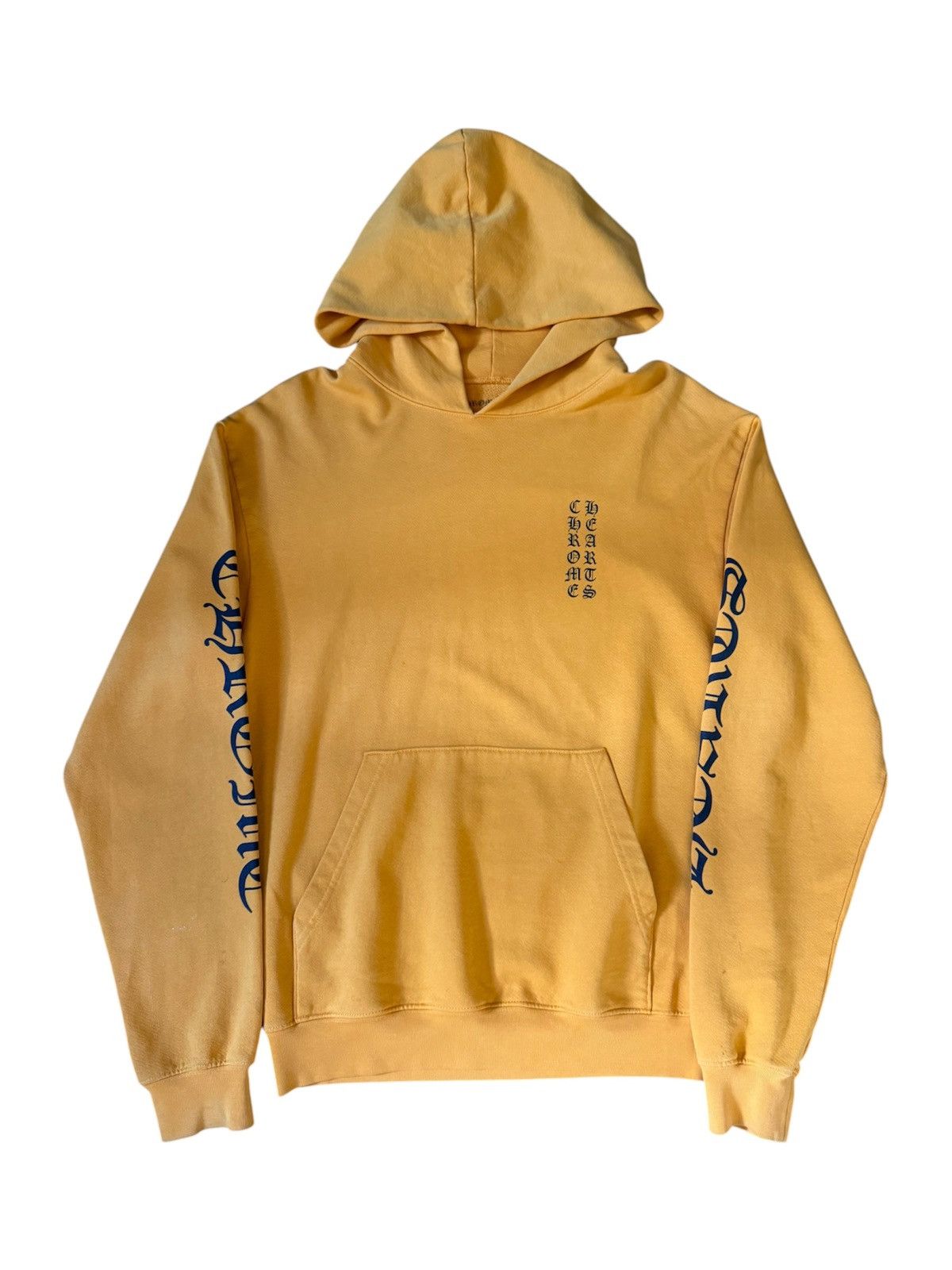 Chrome Hearts Chrome Hearts Vertical Logo Yellow Hoodie Size US M / EU 48-50 / 2 - 1 Thumbnail