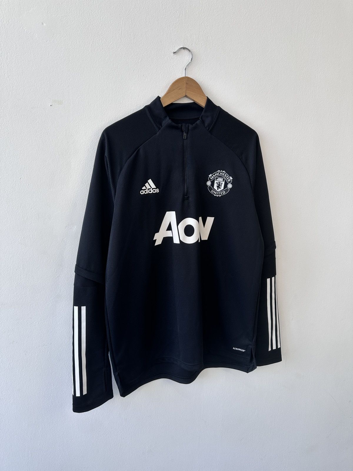 Adidas Adidas Manchester United 20/21 Training Top Quarter Zip L Size US L / EU 52-54 / 3 - 3 Thumbnail