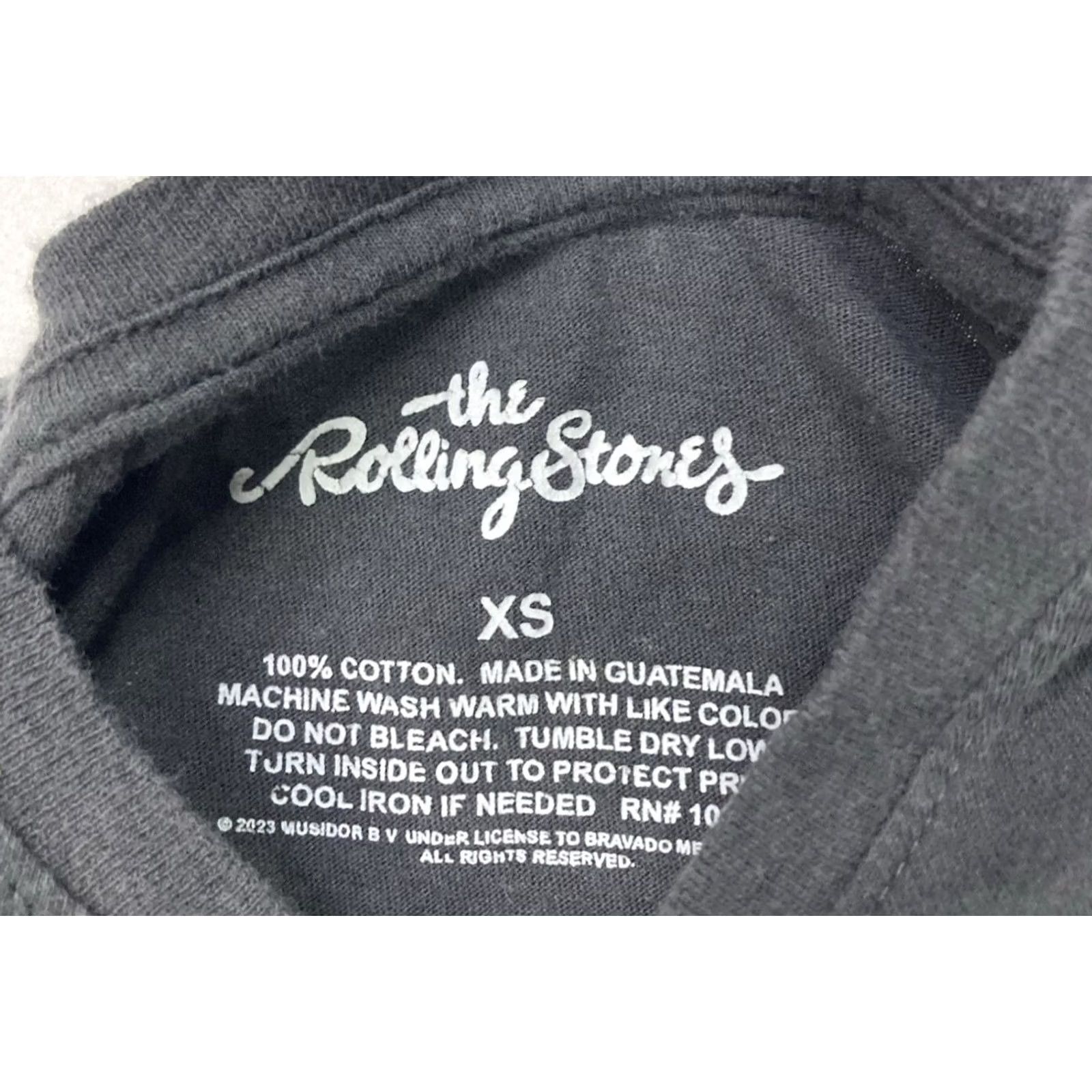 Etro the rolling stones T-Shirt Women XS Black Merch Retro Size XS / US 0-2 / IT 36-38 - 4 Thumbnail