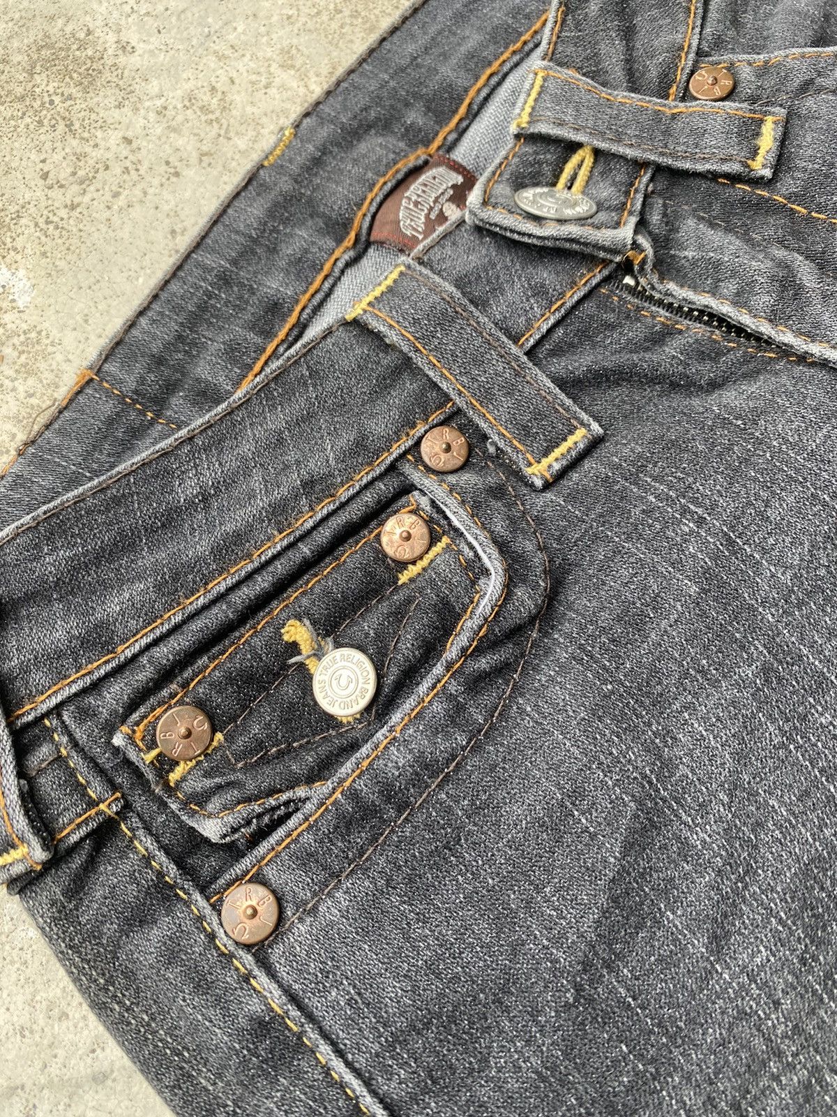 True Religion × Vintage Vintage True Religion Bootcut Flare Jeans Size 28" / US 6 / IT 42 - 10 Thumbnail