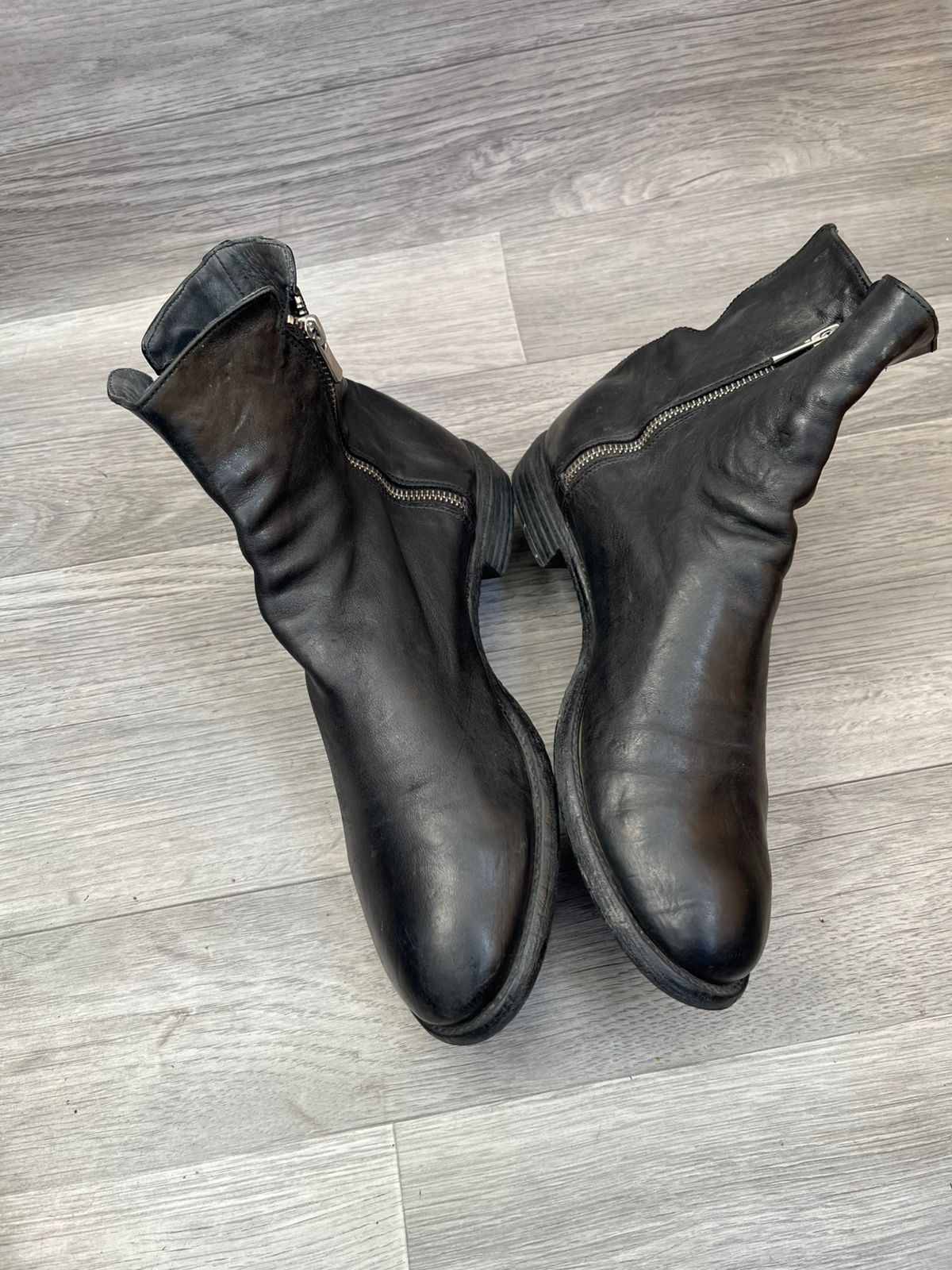 Officine Creative Officine Creative Like Guidi Zipper Black Leather Boots Sz40 Size US 7 / EU 40 - 4 Thumbnail