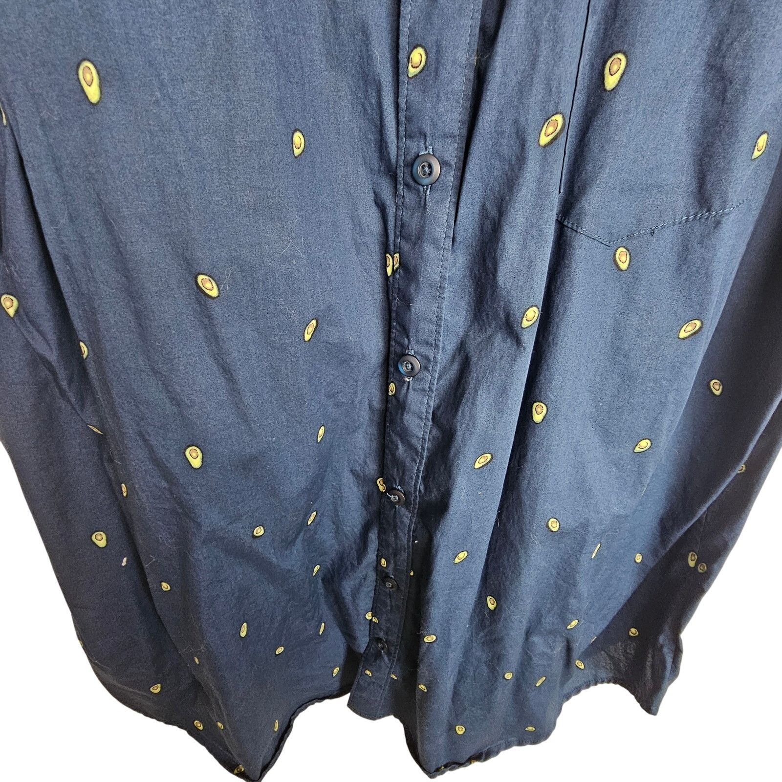 Cubavera Cubavera Mens Avocado Print Button Shirt 2XL Resortwear Size US XXL / EU 58 / 5 - 3 Thumbnail
