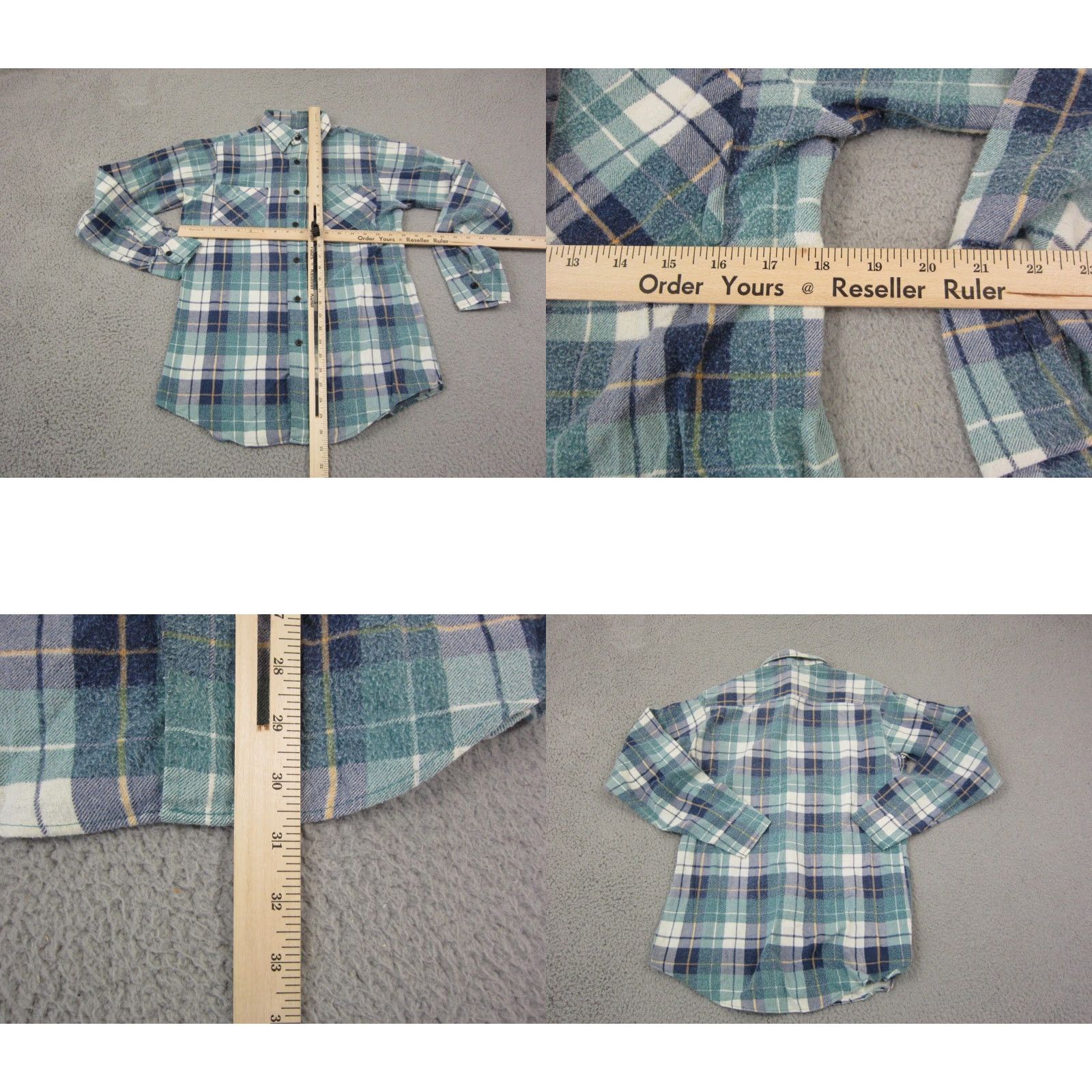 Vintage VINTAGE Flannel Shirt Mens Small Blue Plaid Button-Up Favorites Shirt Casual Workwear 80s Western Classic Size US S / EU 44-46 / 1 - 8 Thumbnail