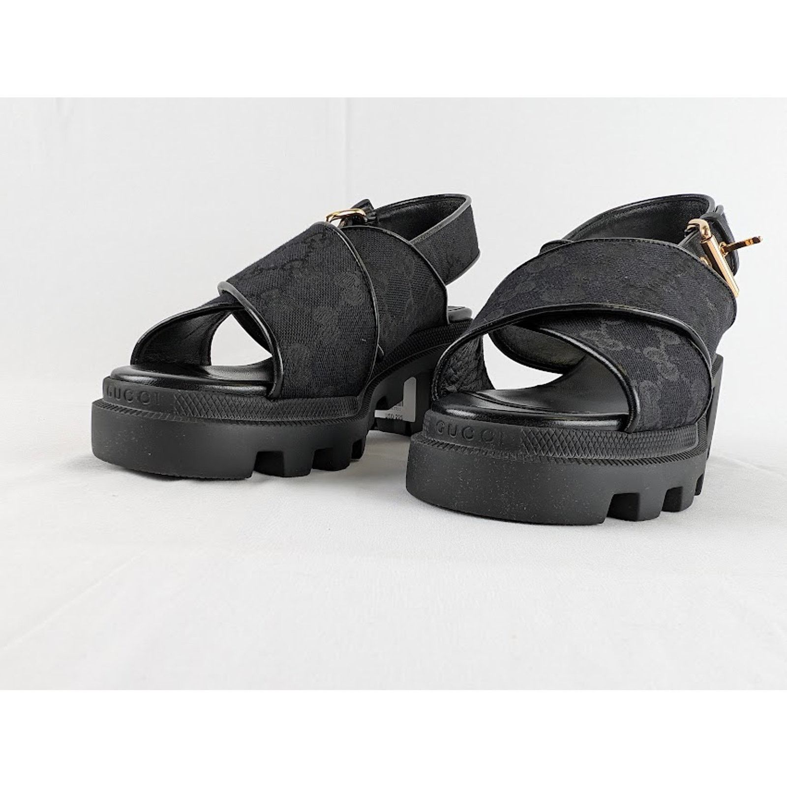 Gucci o1rshd1 Fabric Sandal R.S in Black Size US 7 / IT 37 - 5 Thumbnail