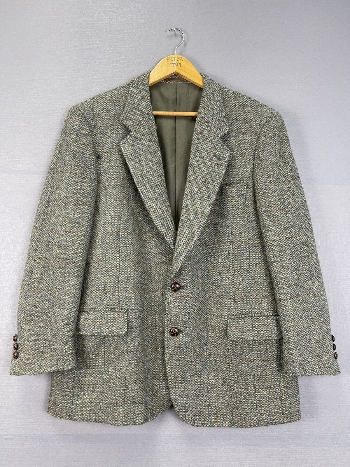Harris Tweed Vintage Harris Tweed Jacket Size US L / EU 52-54 / 3 - 2 Thumbnail