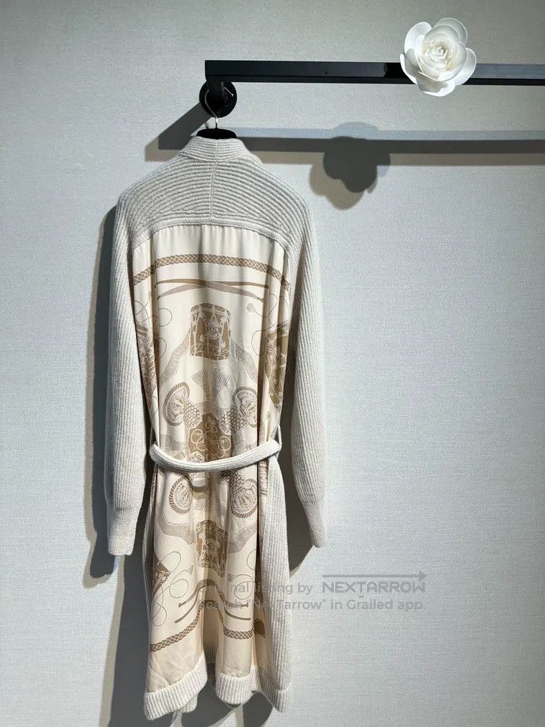 Hermes Hermes Silk Cardigan with Cashmere and Silk Blend Size XS / US 0-2 / IT 36-38 - 4 Thumbnail