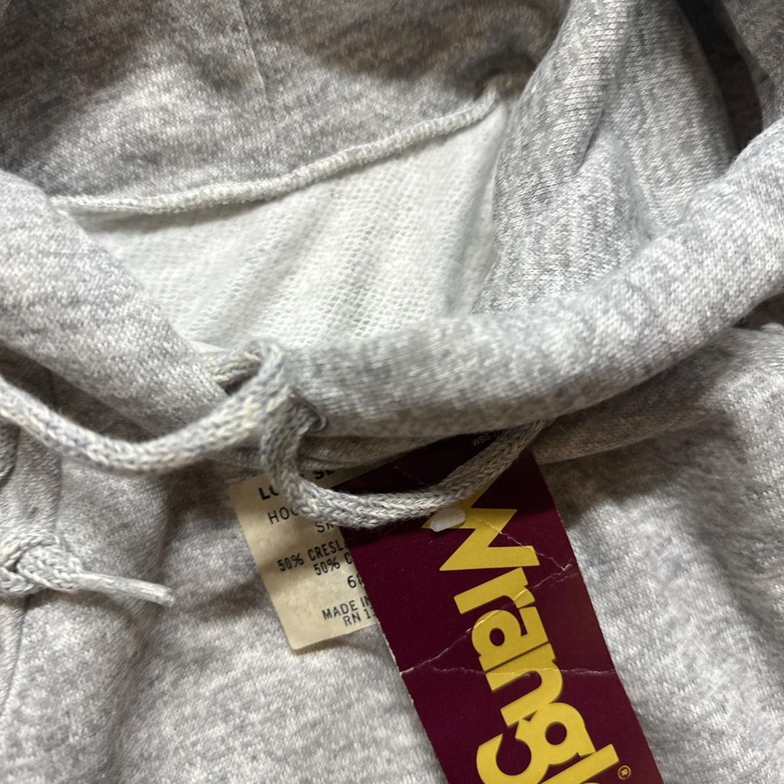 Vintage × Wrangler True Vintage 70s Wrangler 5050 Deadstock NWT Blank Hoodie Size US XS / EU 42 / 0 - 5 Thumbnail