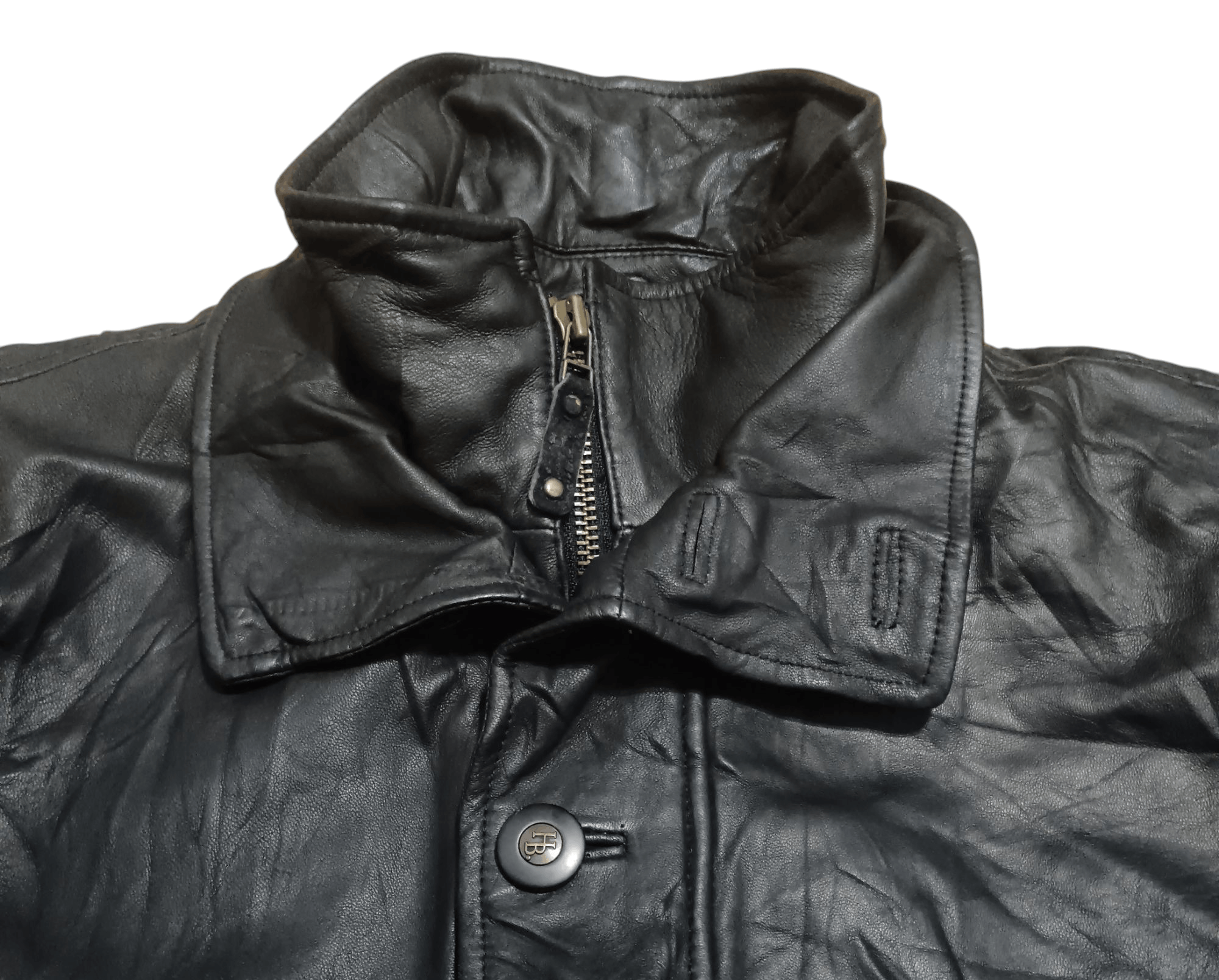 Genuine Leather × Japanese Brand VINTAGE HUMPREY BOGART SHEEPSKIN LEATHER JACKET Size US L / EU 52-54 / 3 - 2 Thumbnail