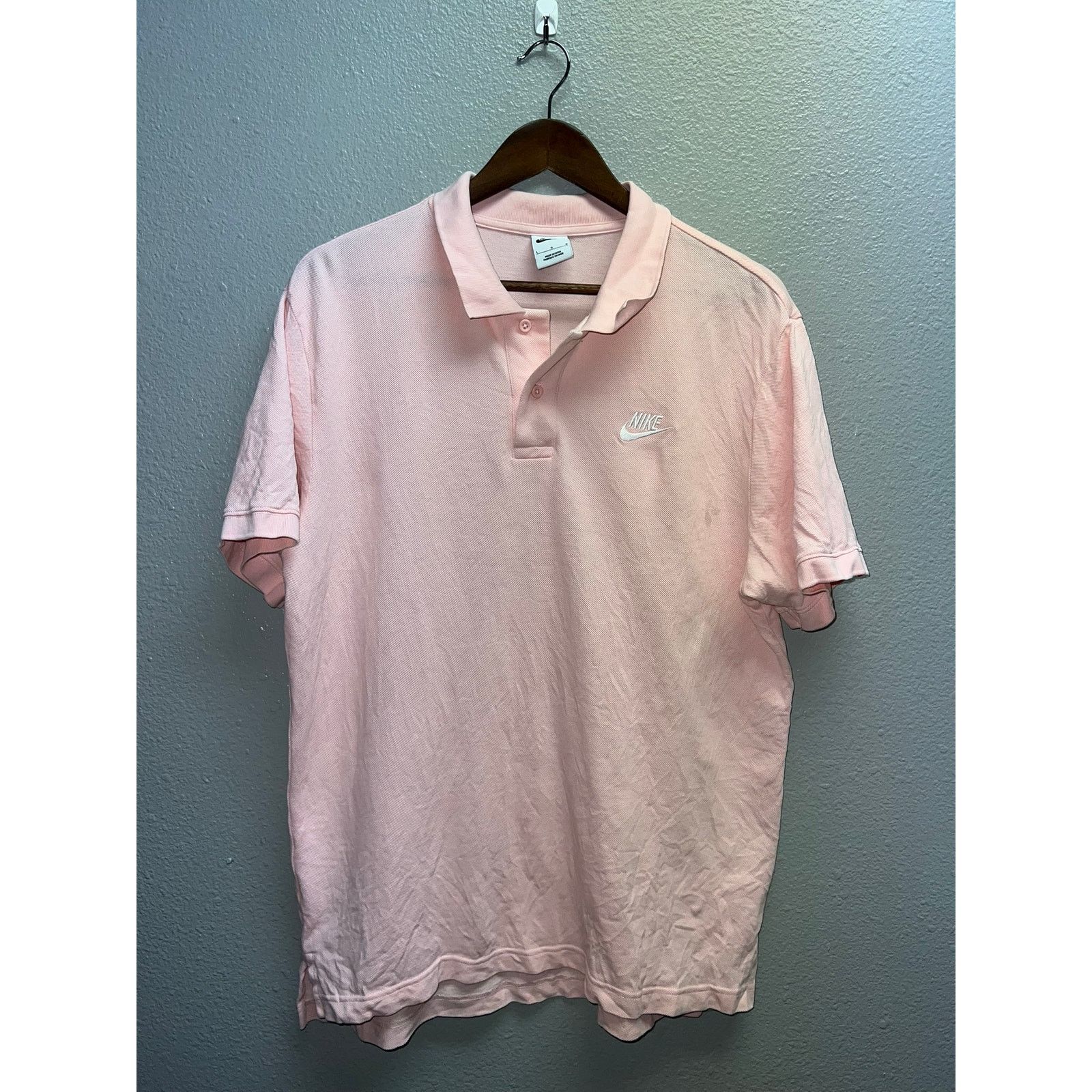 Nike Nike Pink Polo Shirt Golf Golfing Tee Small Stain Large Size US L / EU 52-54 / 3 - 1 Thumbnail