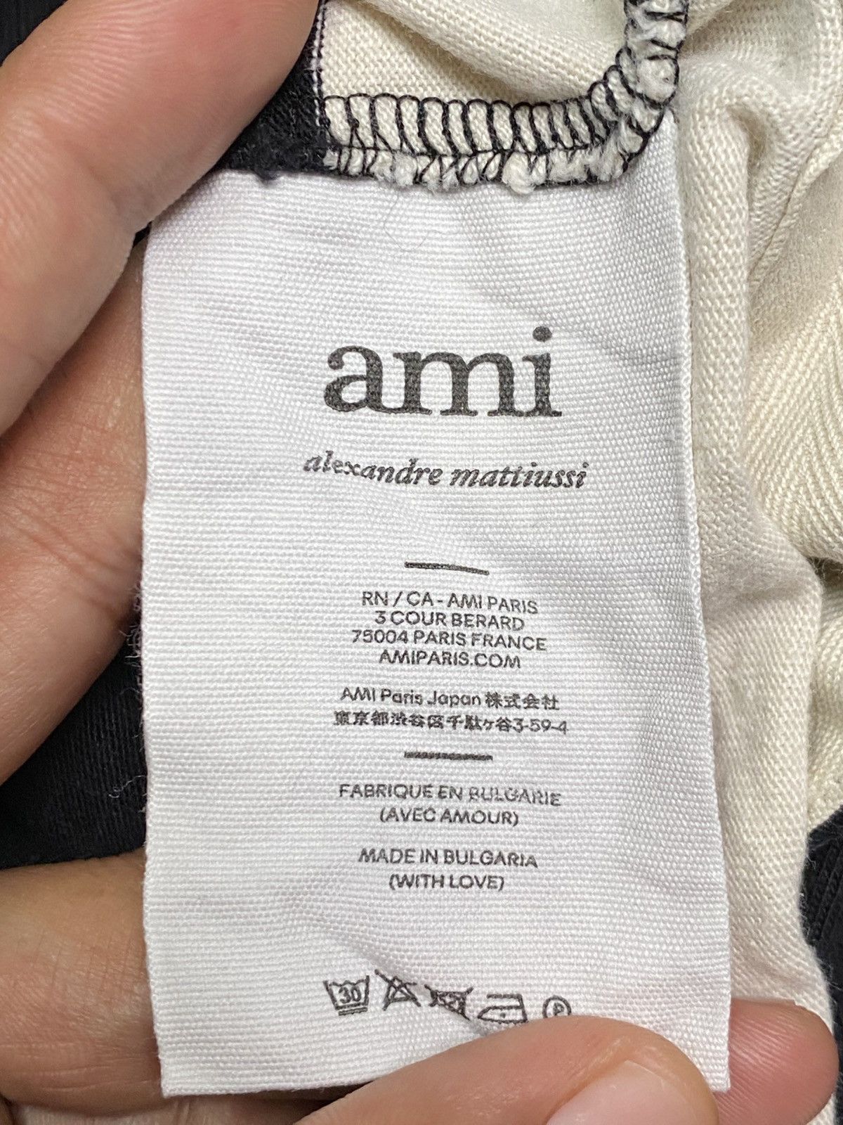 AMI Ami alexandre mattiussi stripe longslevve tshirt Size US L / EU 52-54 / 3 - 3 Thumbnail
