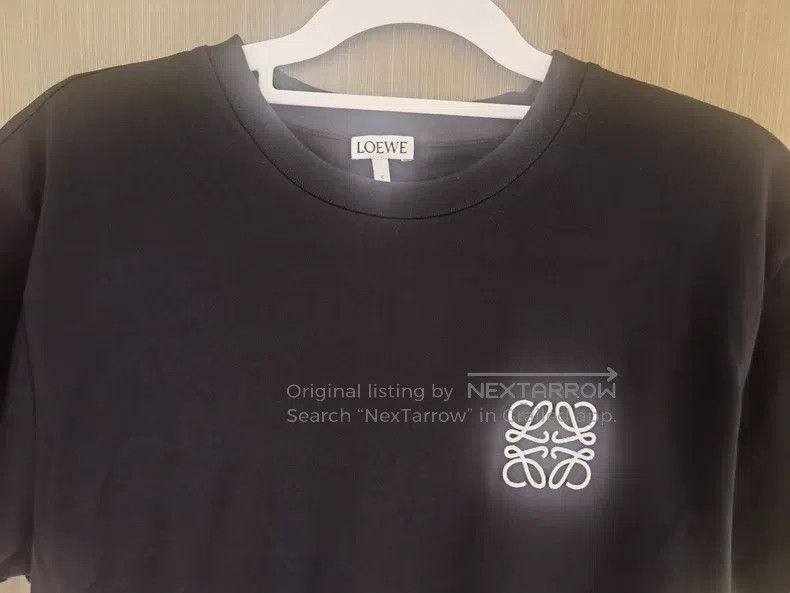 Loewe Loewe Black Short Sleeve T-Shirt, Cotton Size XS / US 0-2 / IT 36-38 - 2 Thumbnail