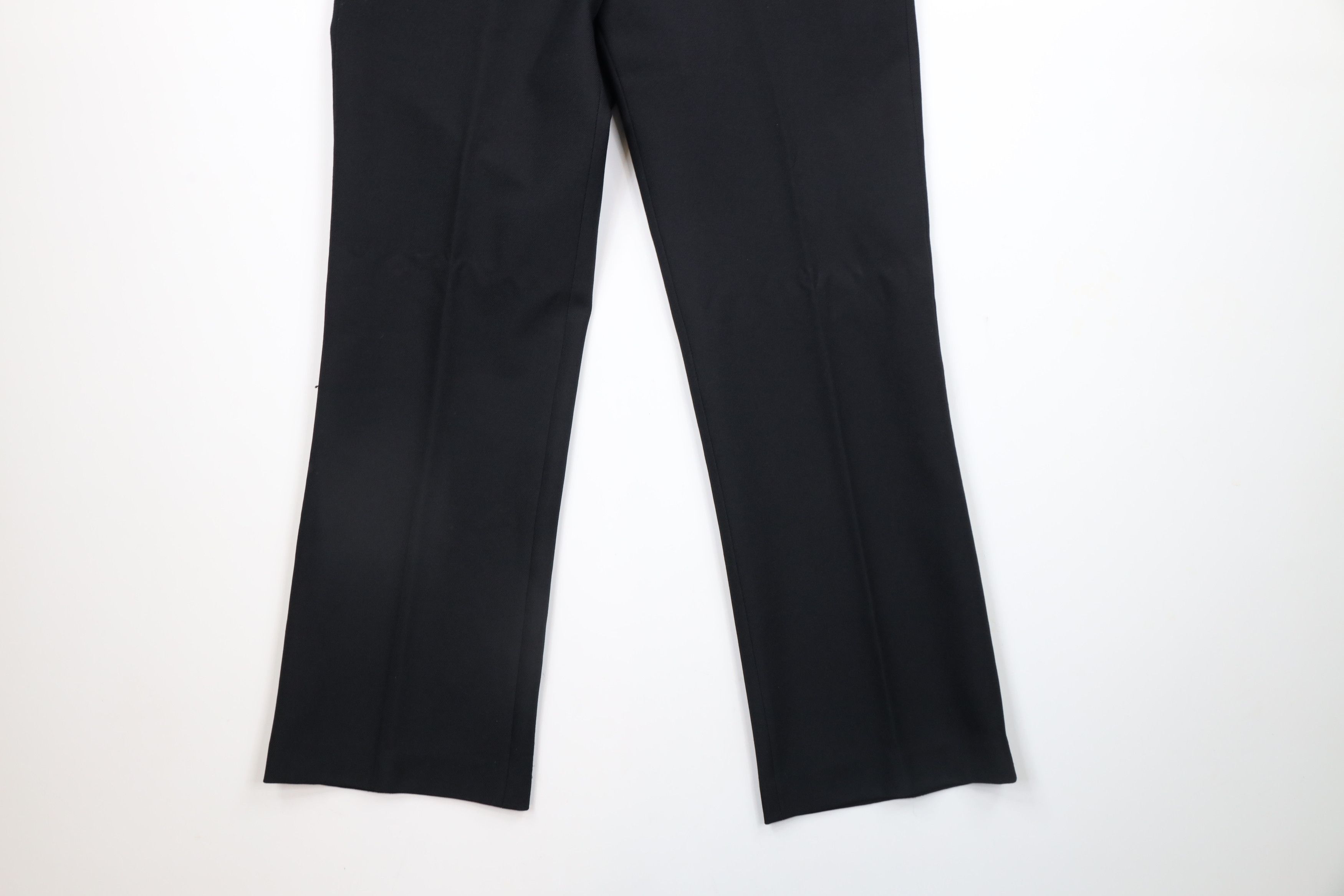 Vintage Vintage 70s Streetwear Bell Bottoms Chino Pants Black USA Size US 34 / EU 50 - 4 Thumbnail
