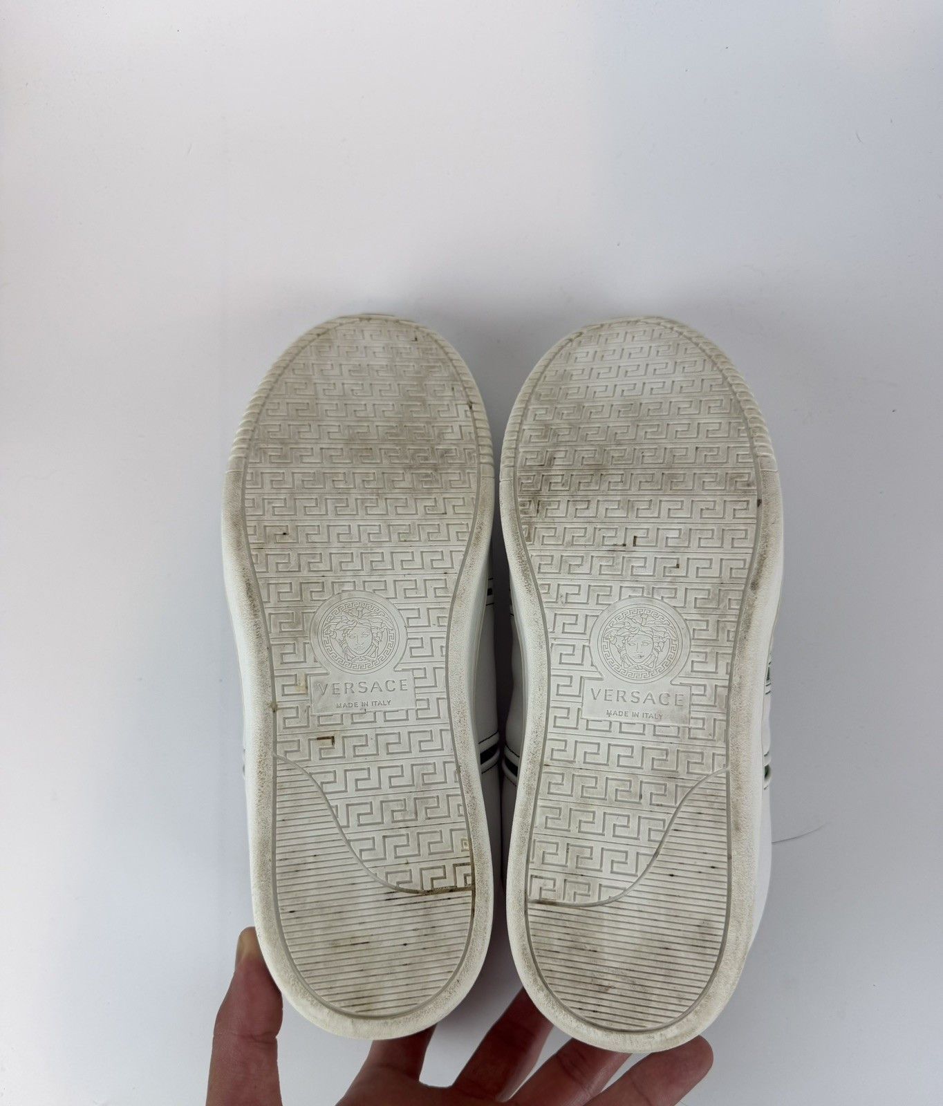 Versace Versace Men’s Low-Top Sneakers - White Size US 10 / EU 43 - 3 Thumbnail