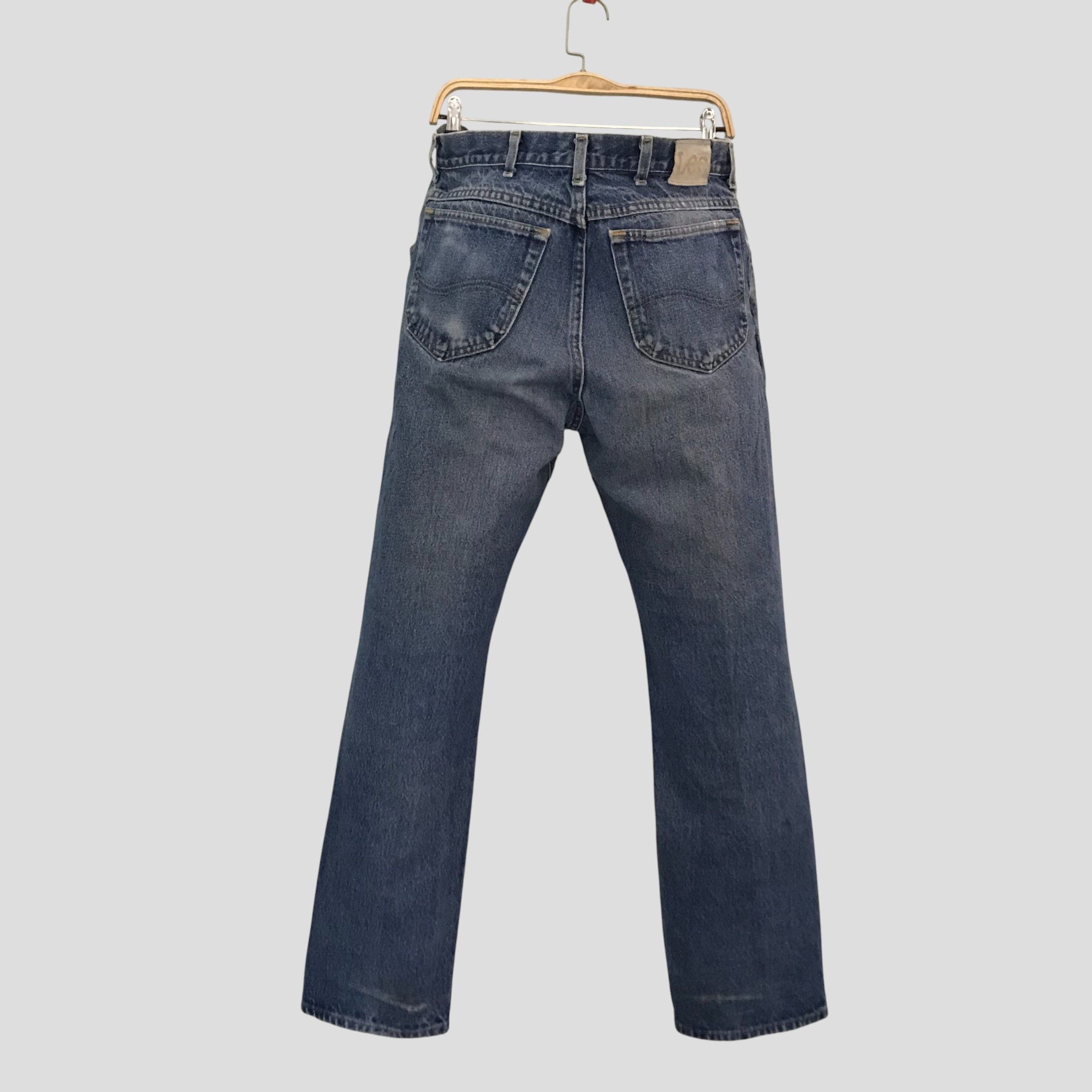 Lee Vintage 90s Lee Medium Light Wash Straight Leg Jeans Size US 34 / EU 50 - 2 Thumbnail