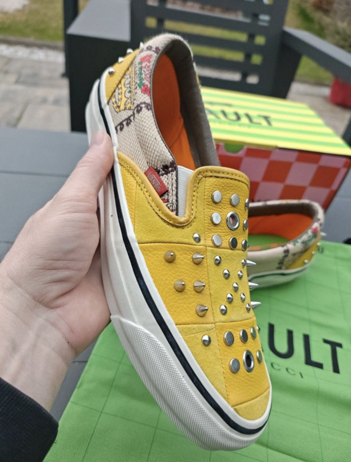 Other Gucci x Vans Vault Slip On OG Studded Patchwork US 10 Size US 10 / EU 43 - 4 Thumbnail
