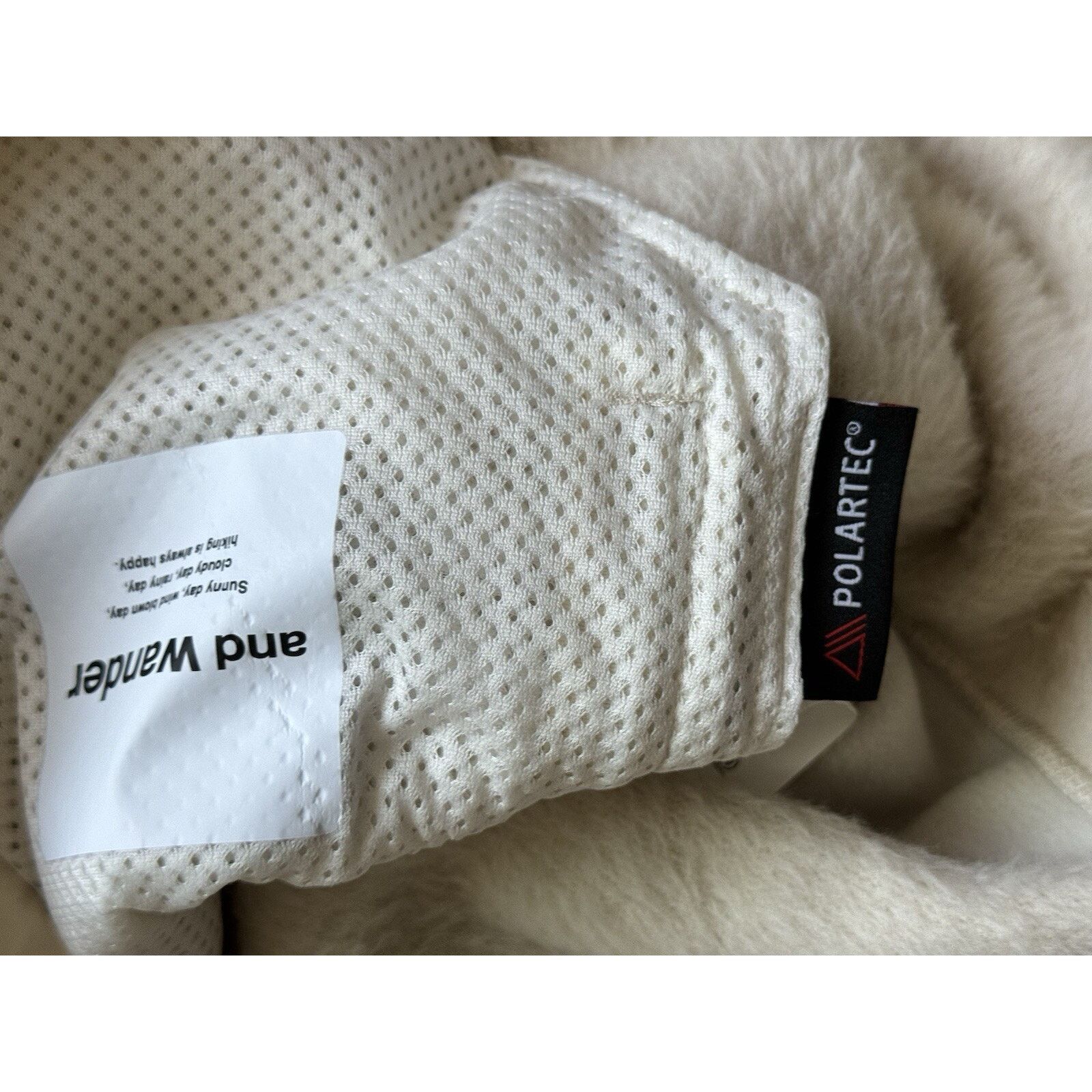 And Wander And Wander High Loft Fleece Jacket Off White XL Size L / US 10 / IT 46 - 5 Thumbnail