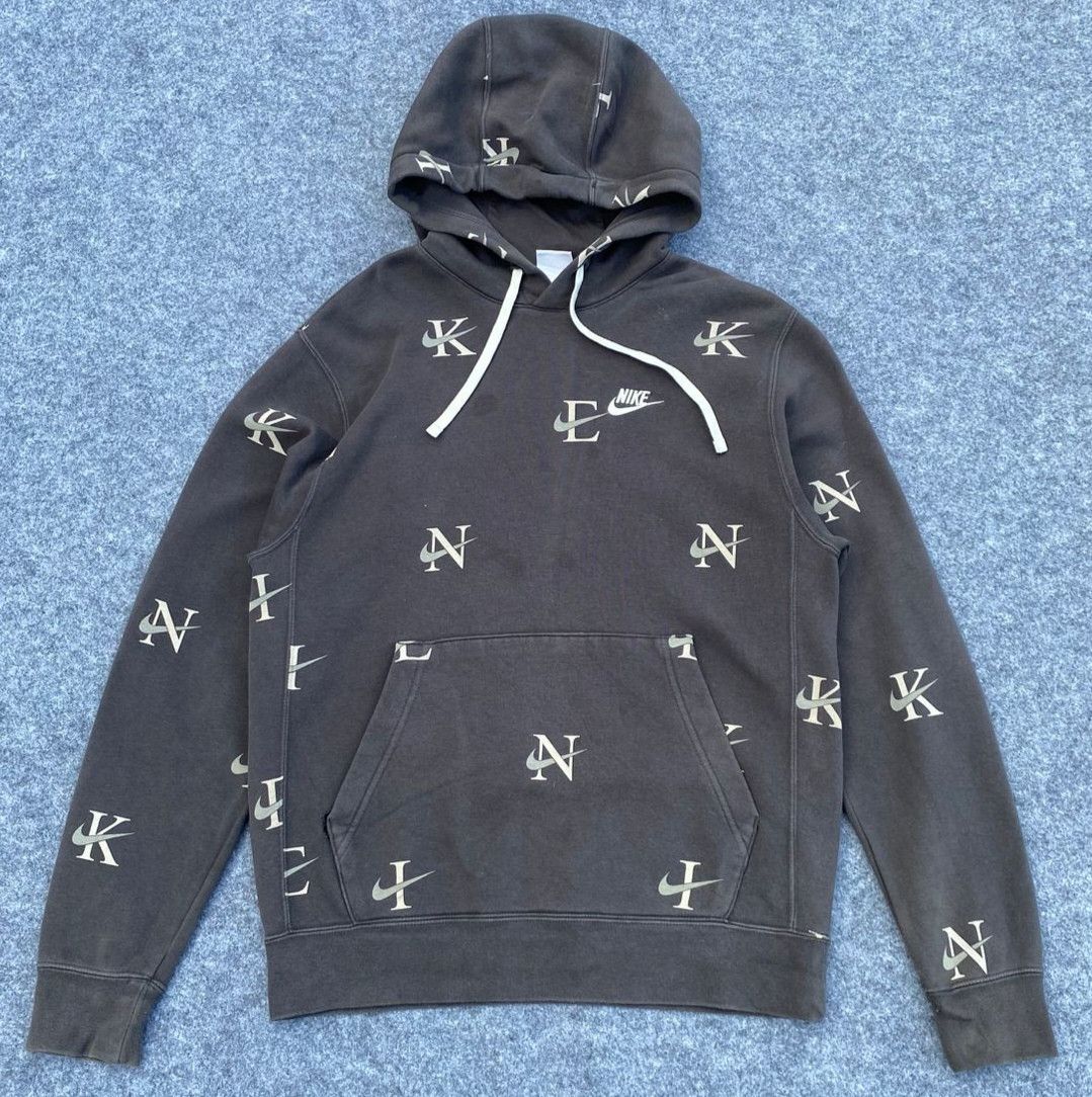 Nike Vintage Nike Swoosh Sportwear Distressed Hoodies Size US M / EU 48-50 / 2 - 1 Thumbnail