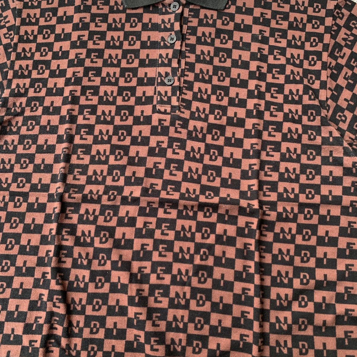 Fendi Fendi monogram Polo Tee Size US M / EU 48-50 / 2 - 5 Thumbnail