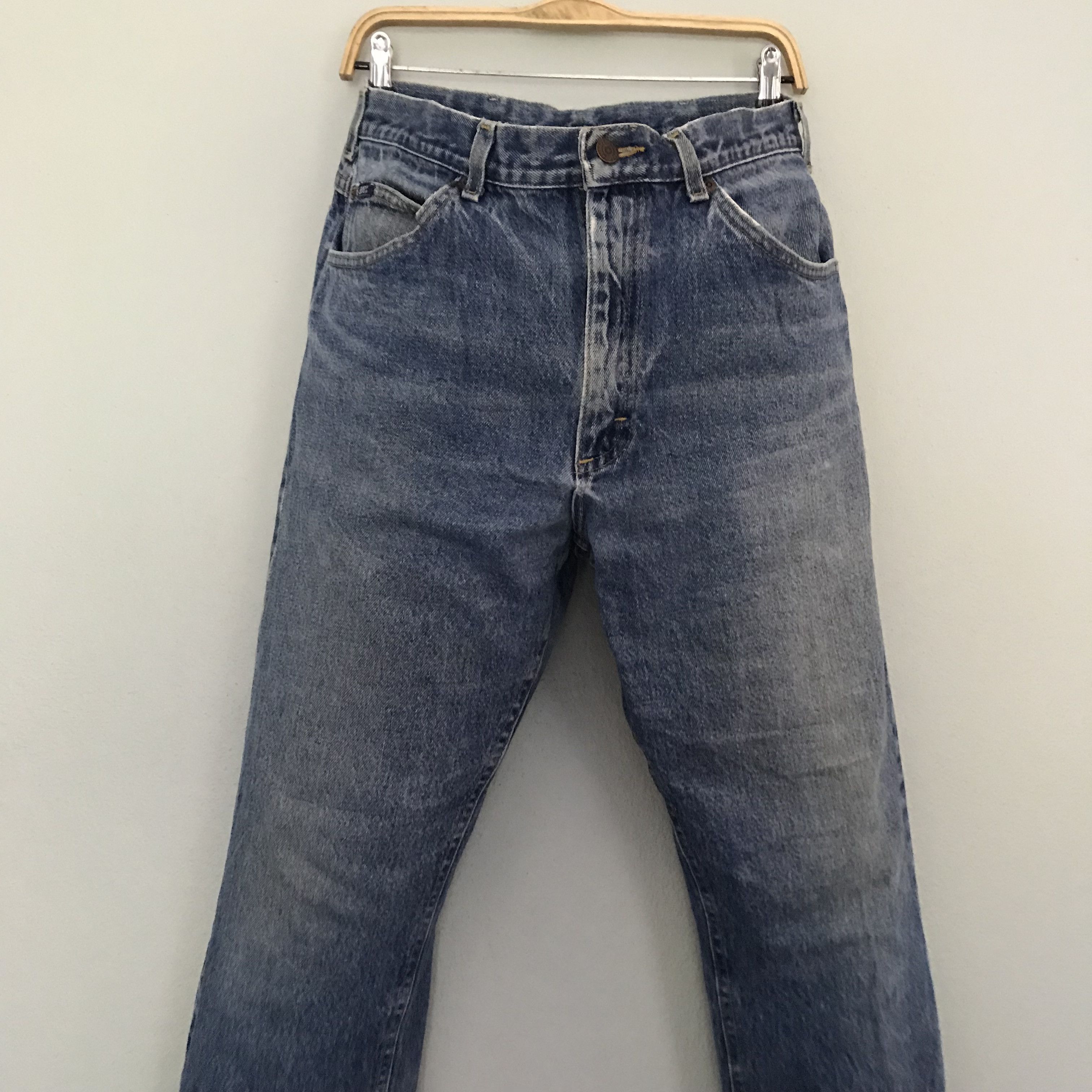 Lee Vintage 90s Lee Medium Light Wash Straight Leg Jeans Size US 34 / EU 50 - 3 Thumbnail