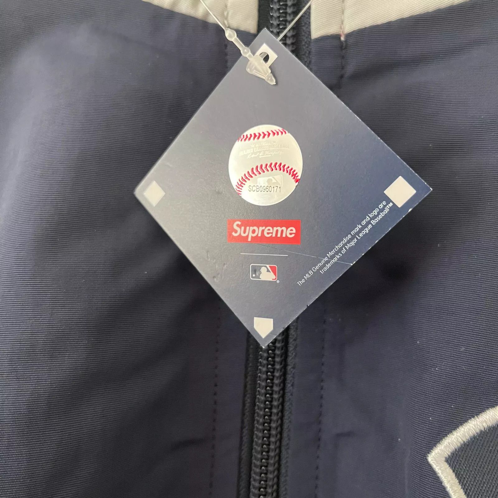 MLB × New York Yankees × Supreme New York Yankees Track Jacket Baseball NEW Size US S / EU 44-46 / 1 - 4 Thumbnail