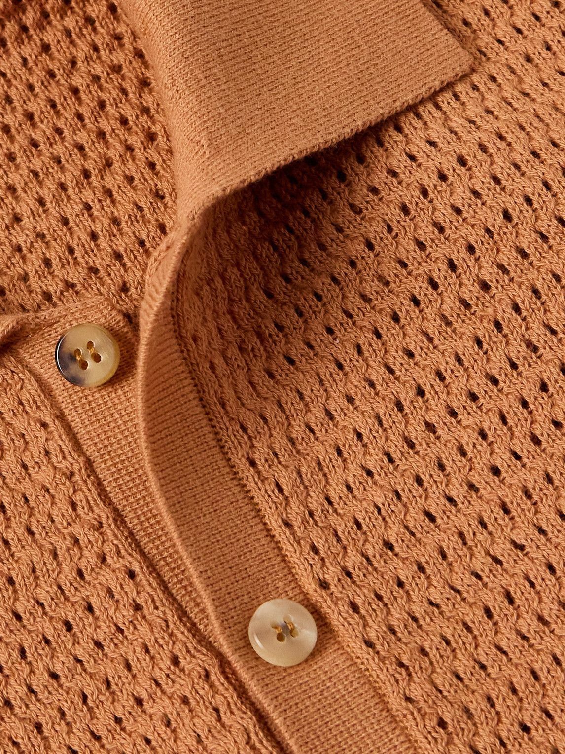De Bonne Facture NWOT De Bonne Facture Honeycomb knit polo shirt Size US S / EU 44-46 / 1 - 5 Thumbnail