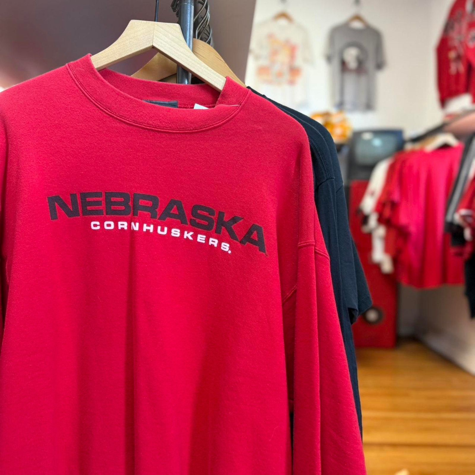 Vintage Vintage 90s Nebraska Huskers Crewneck Size US XL / EU 56 / 4 - 1 Thumbnail