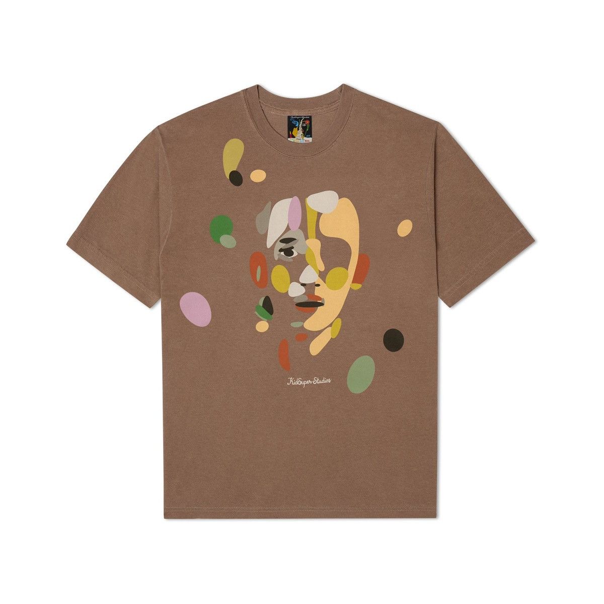 KidSuper Studios Face Piece by Piece Tee Brown