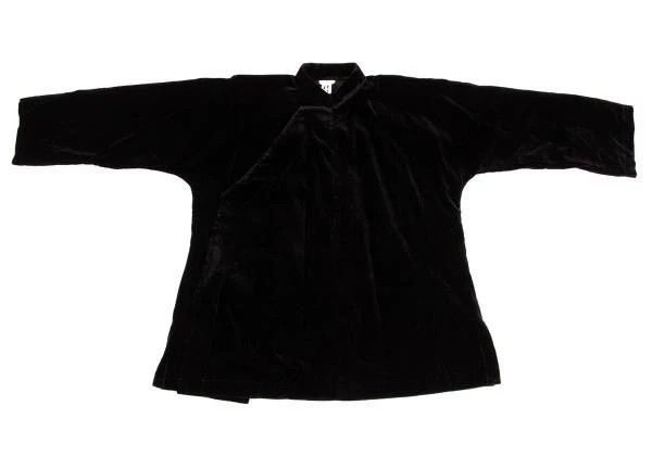 Comme des Garcons Comme Des Garcons Black Vintage Velvet Chinese Top Size S / US 4 / IT 40 - 2 Thumbnail