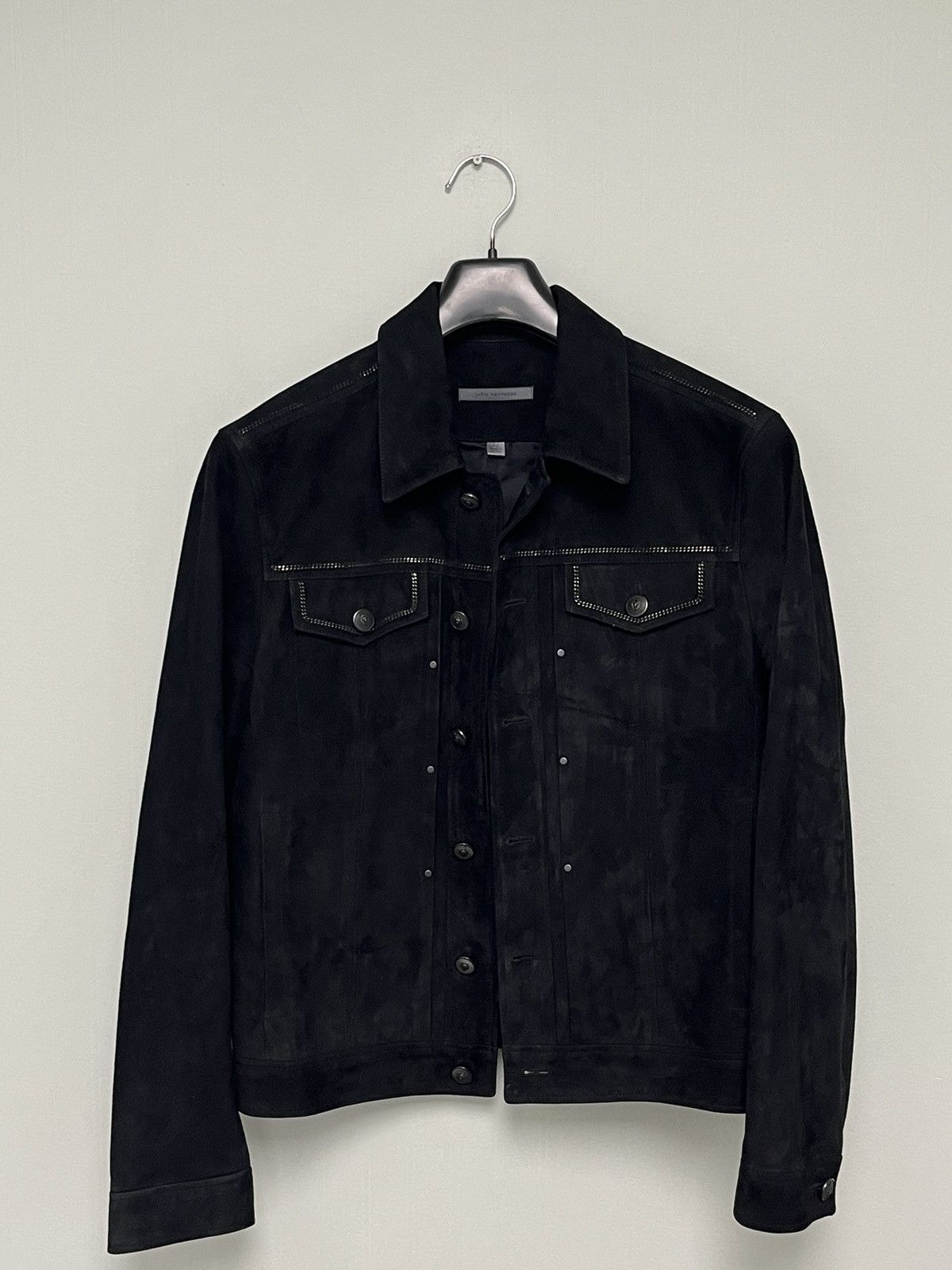 John Varvatos Suede trucker jacket. 52 Size US L / EU 52-54 / 3 - 13 Thumbnail