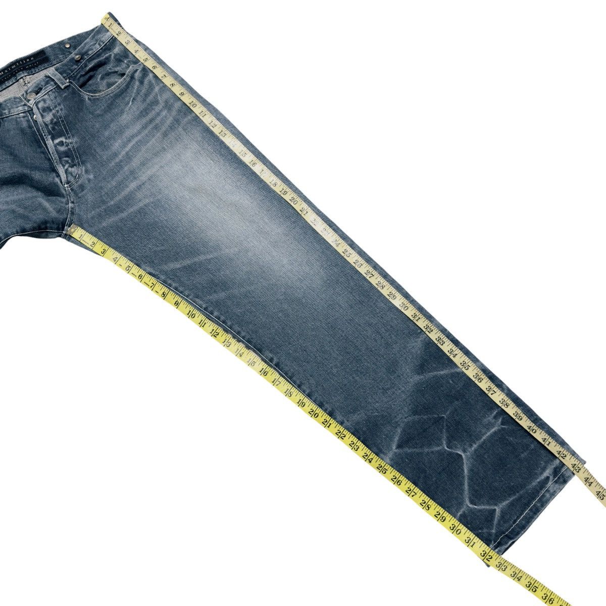 Maximilian Davis Mximillian Distressed Denim Jeans Size US 33 - 17 Thumbnail