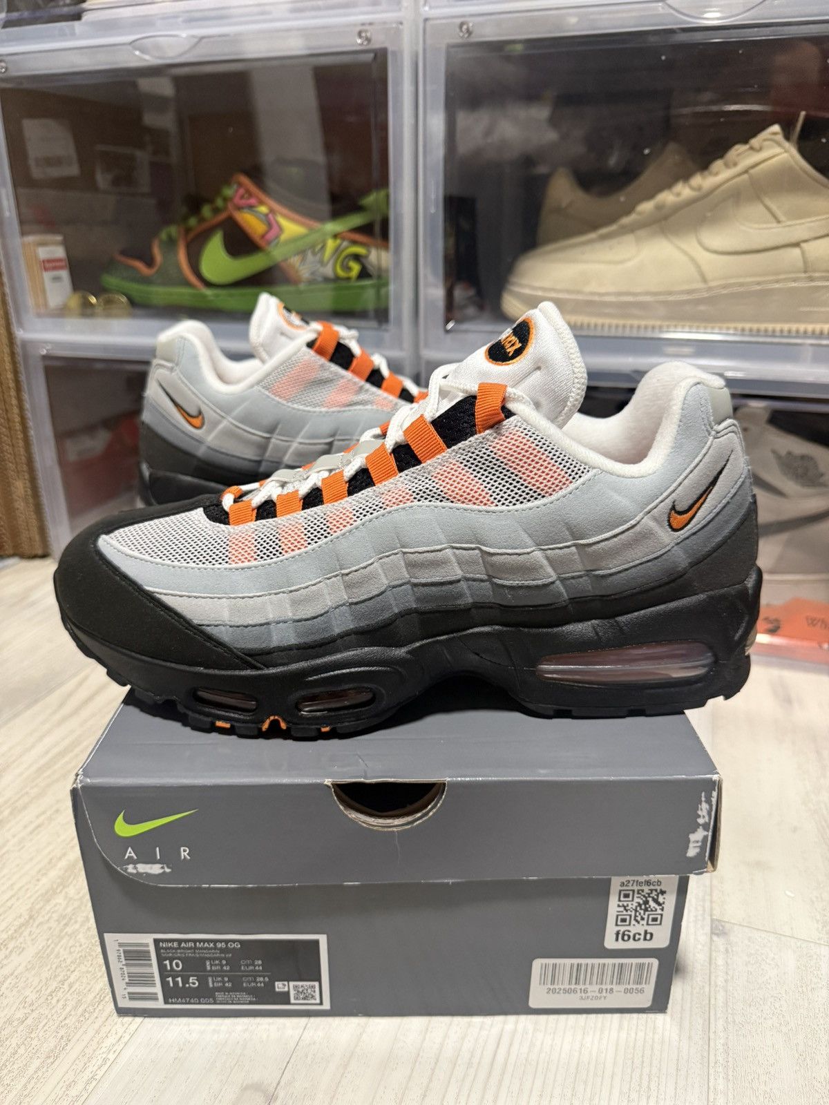 Nike Air Max 95 OG Big Bubble Bright Mandarin Orange Size US 10 / EU 43 - 1 Thumbnail