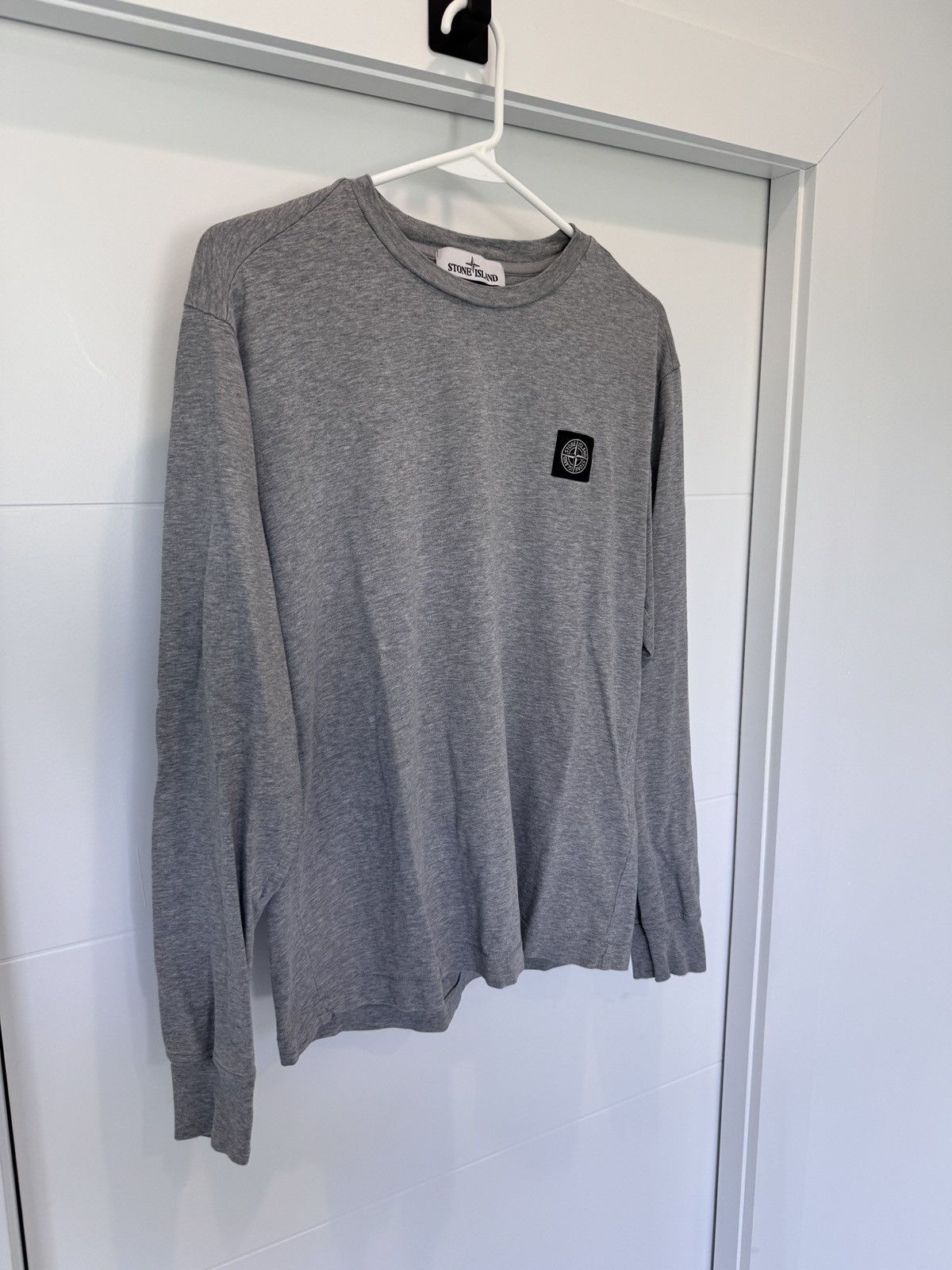Stone Island Stone Island Mens Gray Patch ProgramLS Tee Size M (fits S) Size US M / EU 48-50 / 2 - 2 Thumbnail